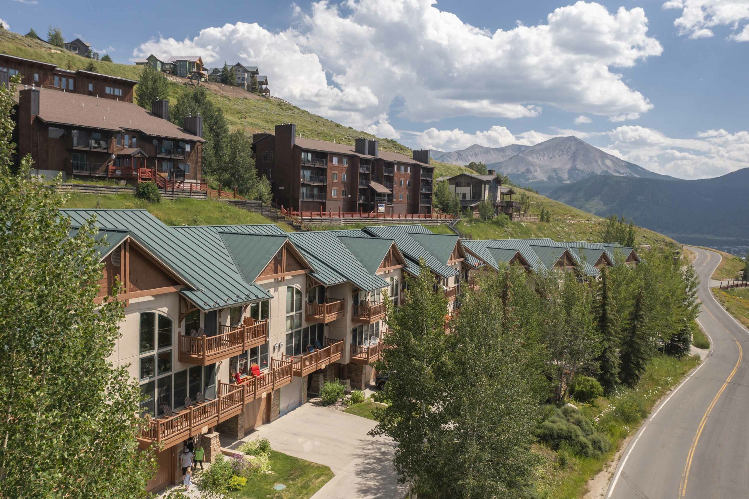 24 Hunter Hill Road #13 Mt. Crested Butte, CO - Drone View