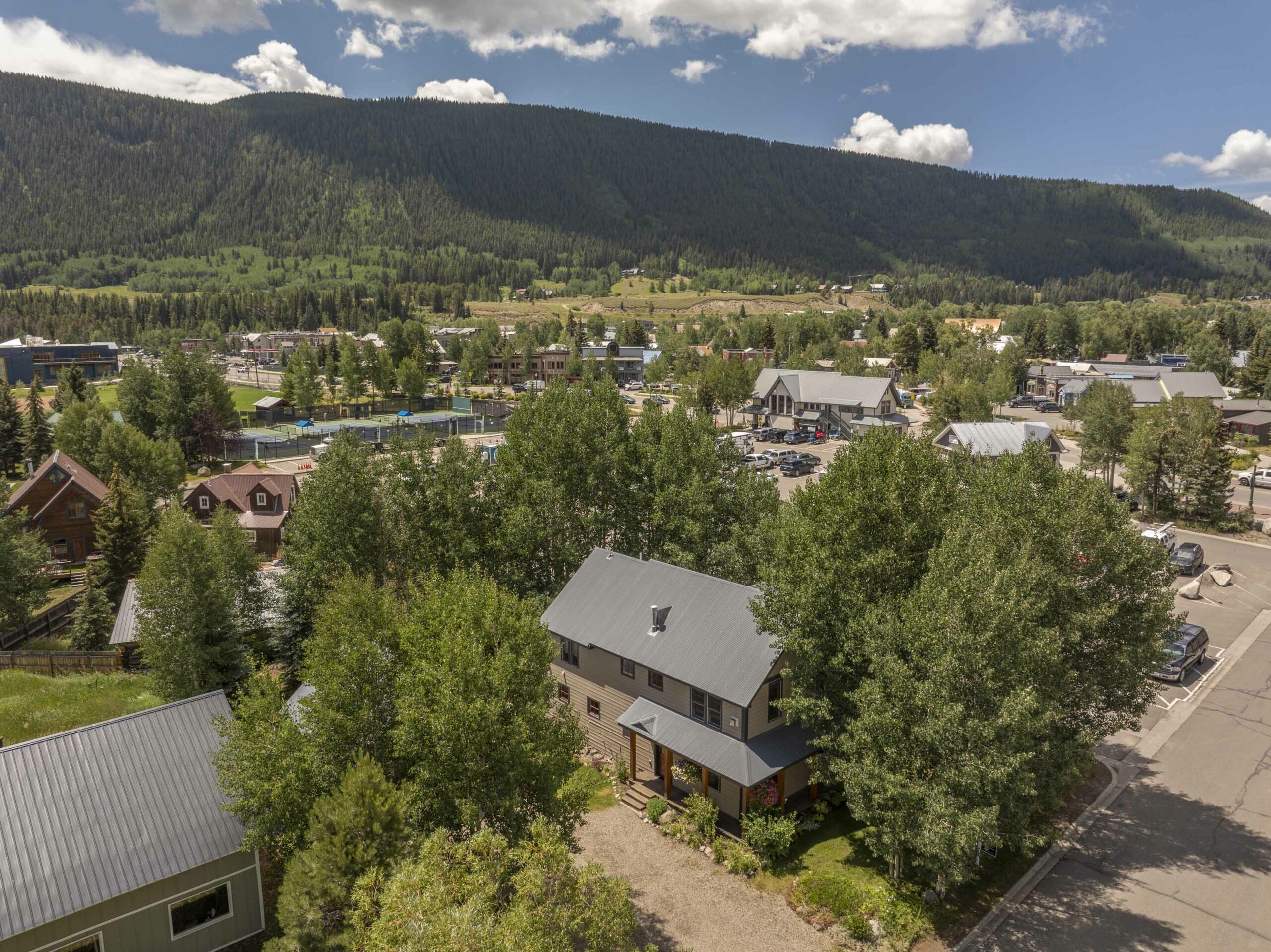 620 Maroon Avenue, Crested Butte, CO - Drone View