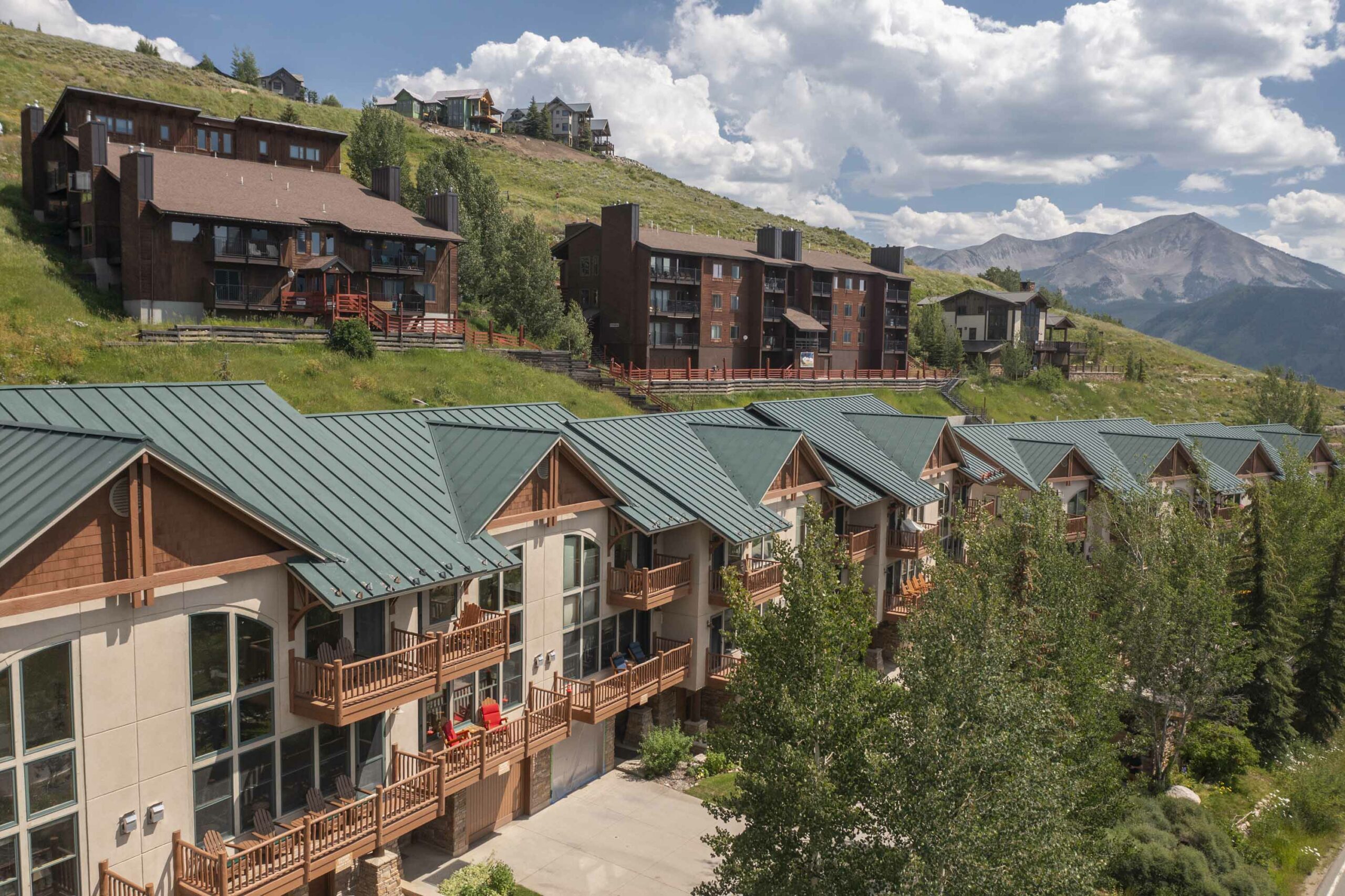 24 Hunter Hill Road #13 Mt. Crested Butte, CO - Drone View