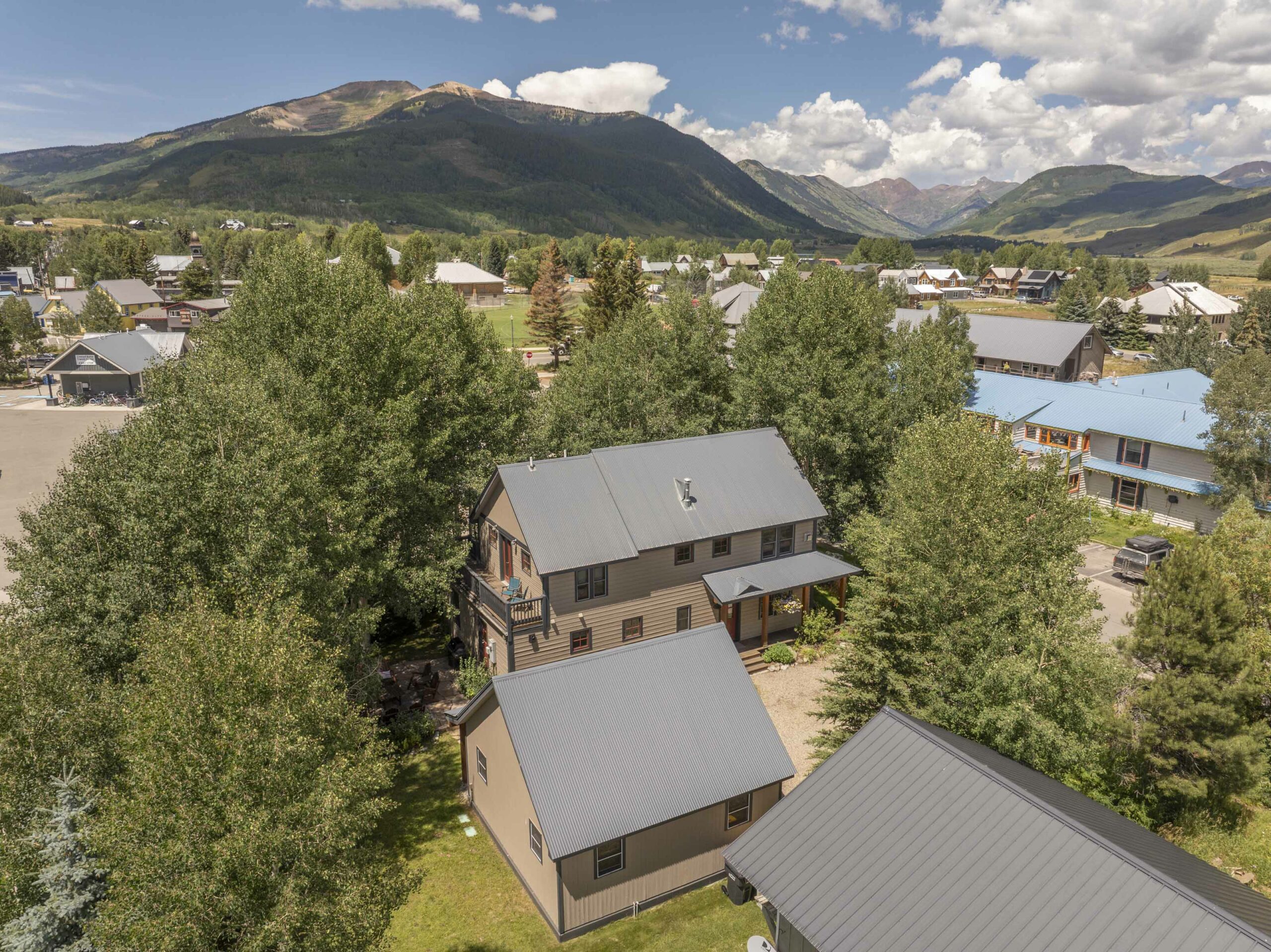 620 Maroon Avenue, Crested Butte, CO - Drone View