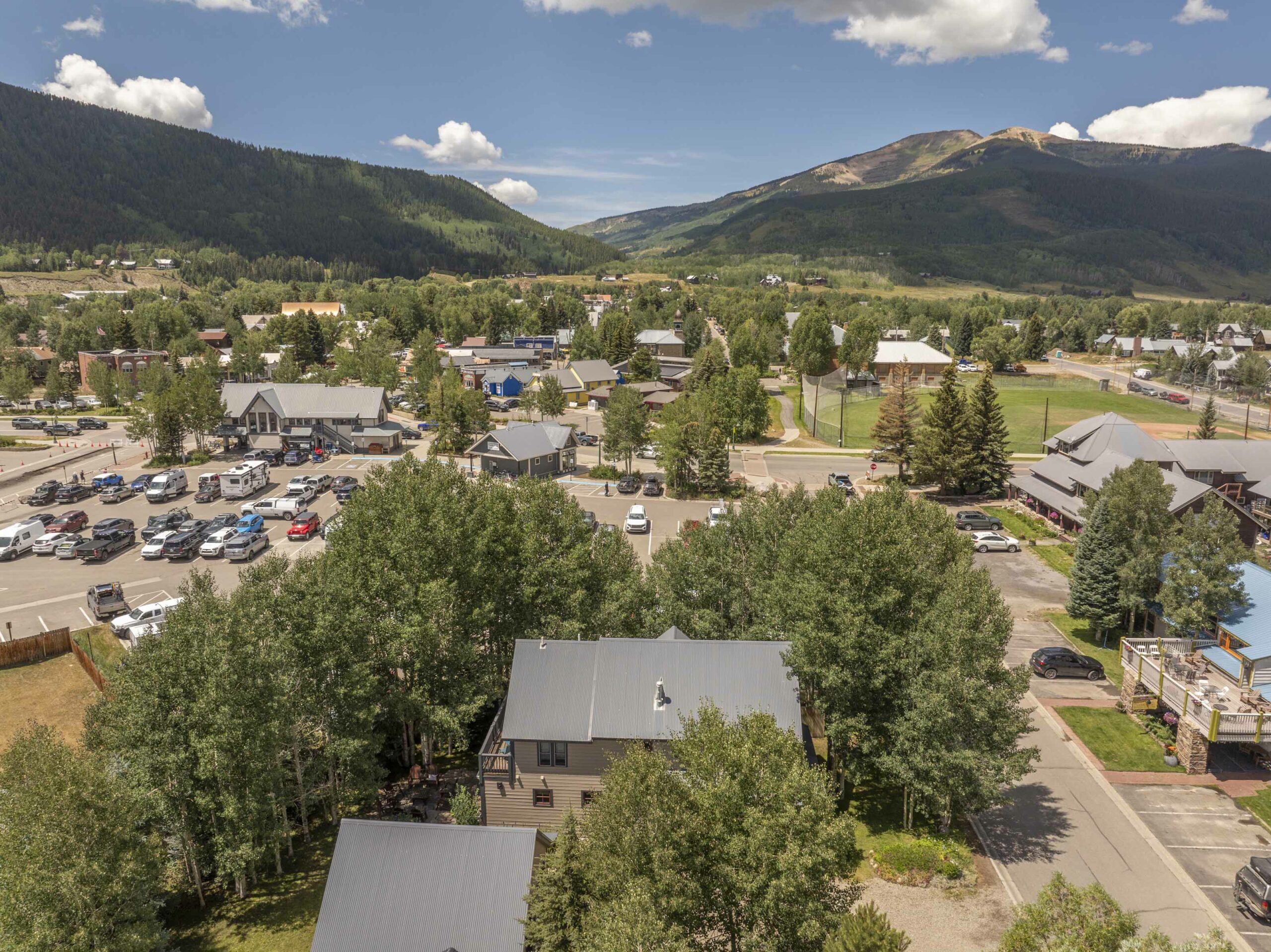 620 Maroon Avenue, Crested Butte, CO - Drone View