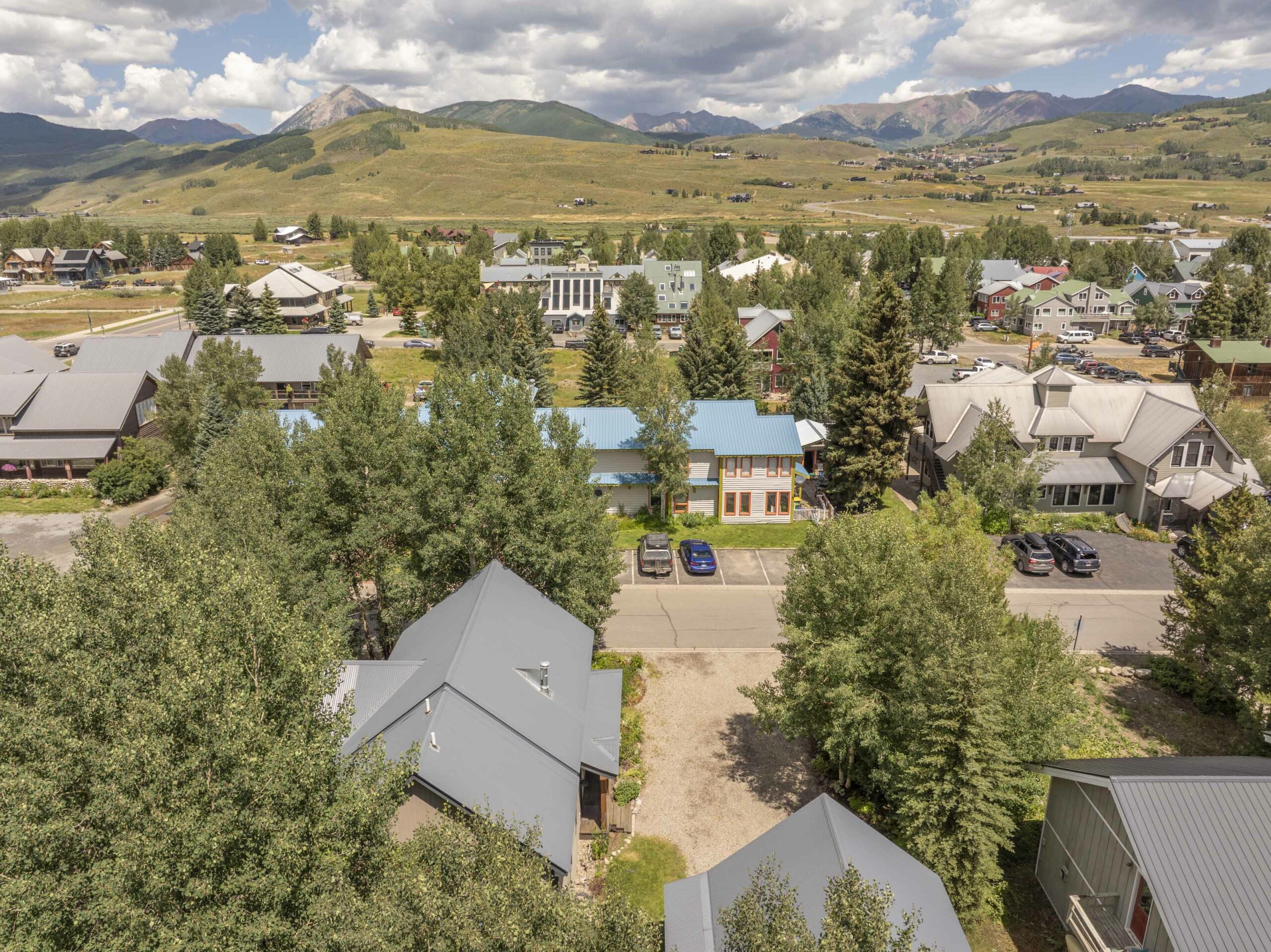 620 Maroon Avenue, Crested Butte, CO - Drone View