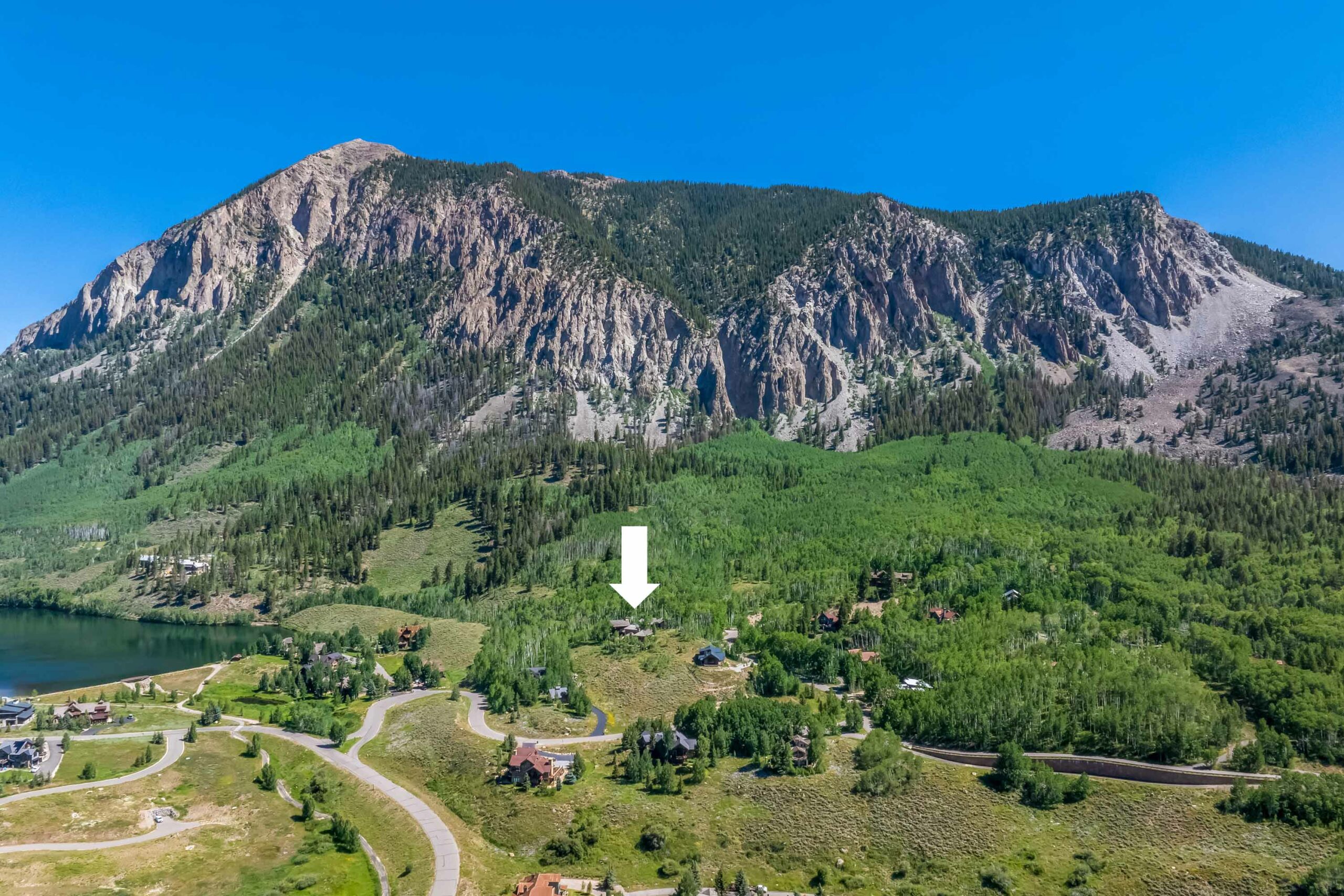 303 Forest Lane Crested Butte, CO - Drone View