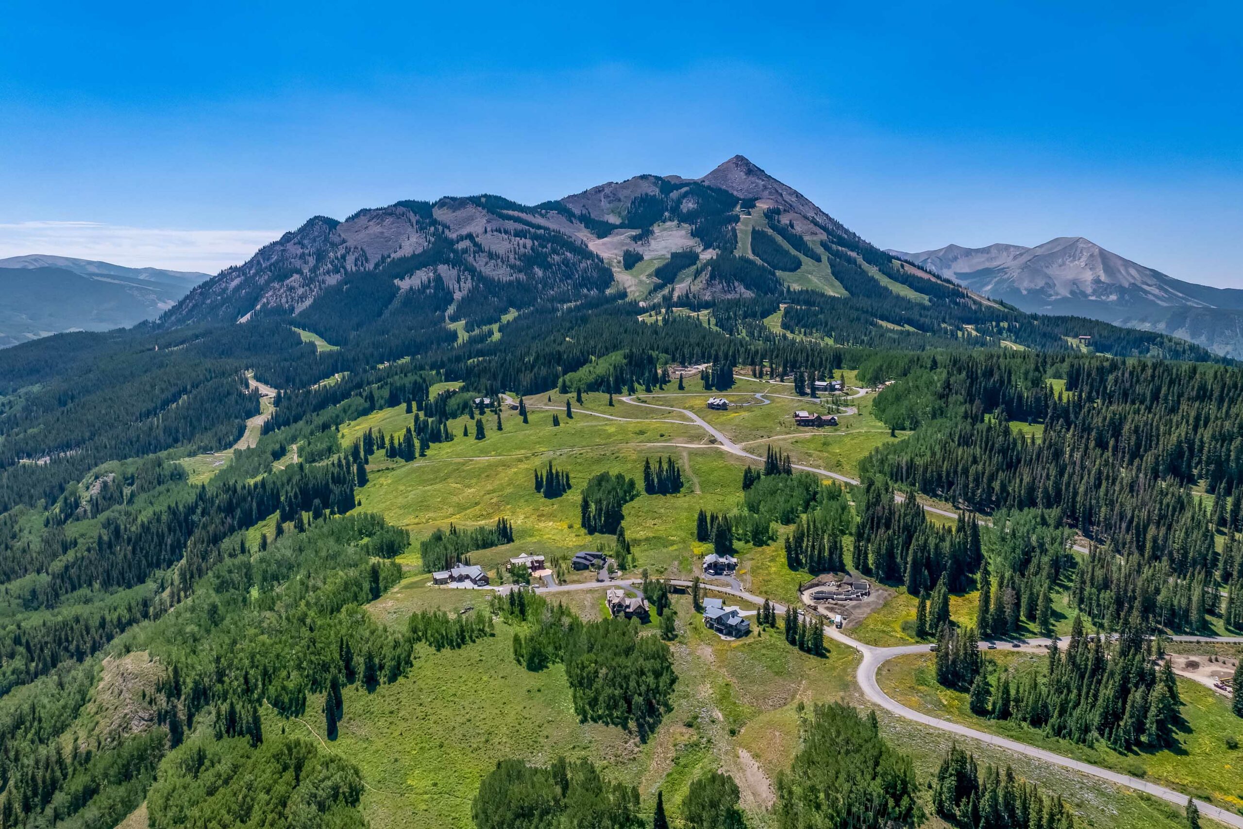 105 Bear Scratch Lane Mt. Crested Butte, CO - Drone View