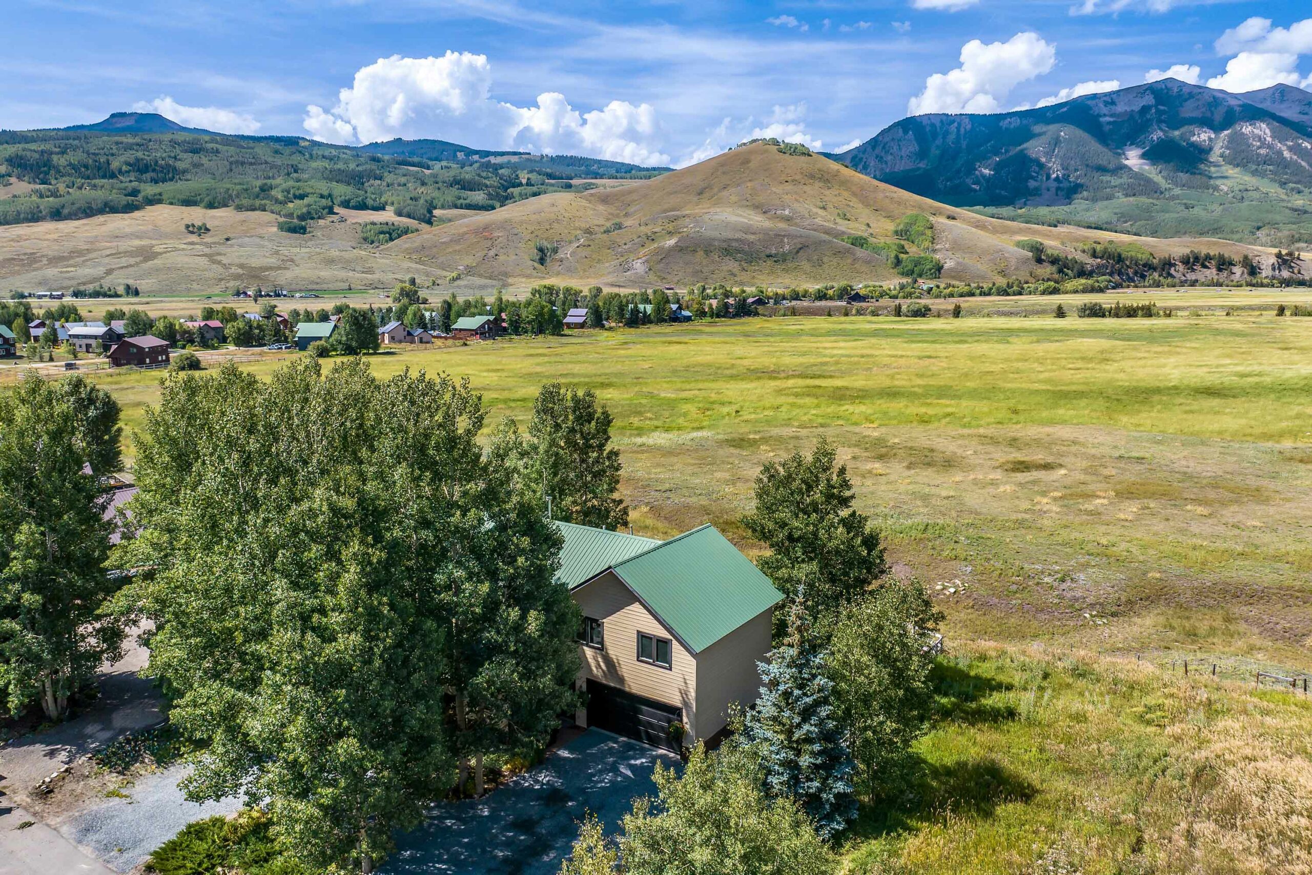 41 Goren Street Crested Butte, CO - Drone View_