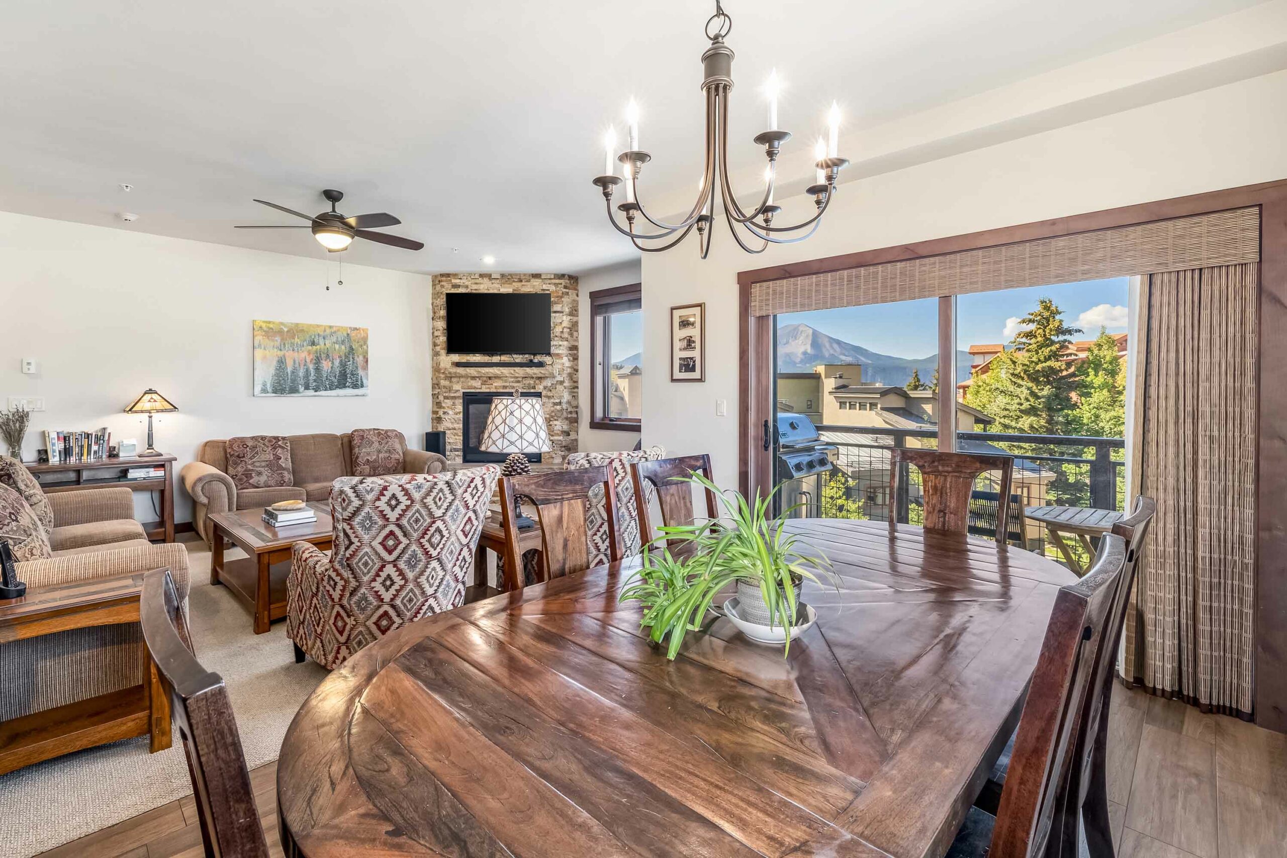 11 Crested Mountain Lane L4 Mt. Crested Butte, CO - Dining Room, Living Room