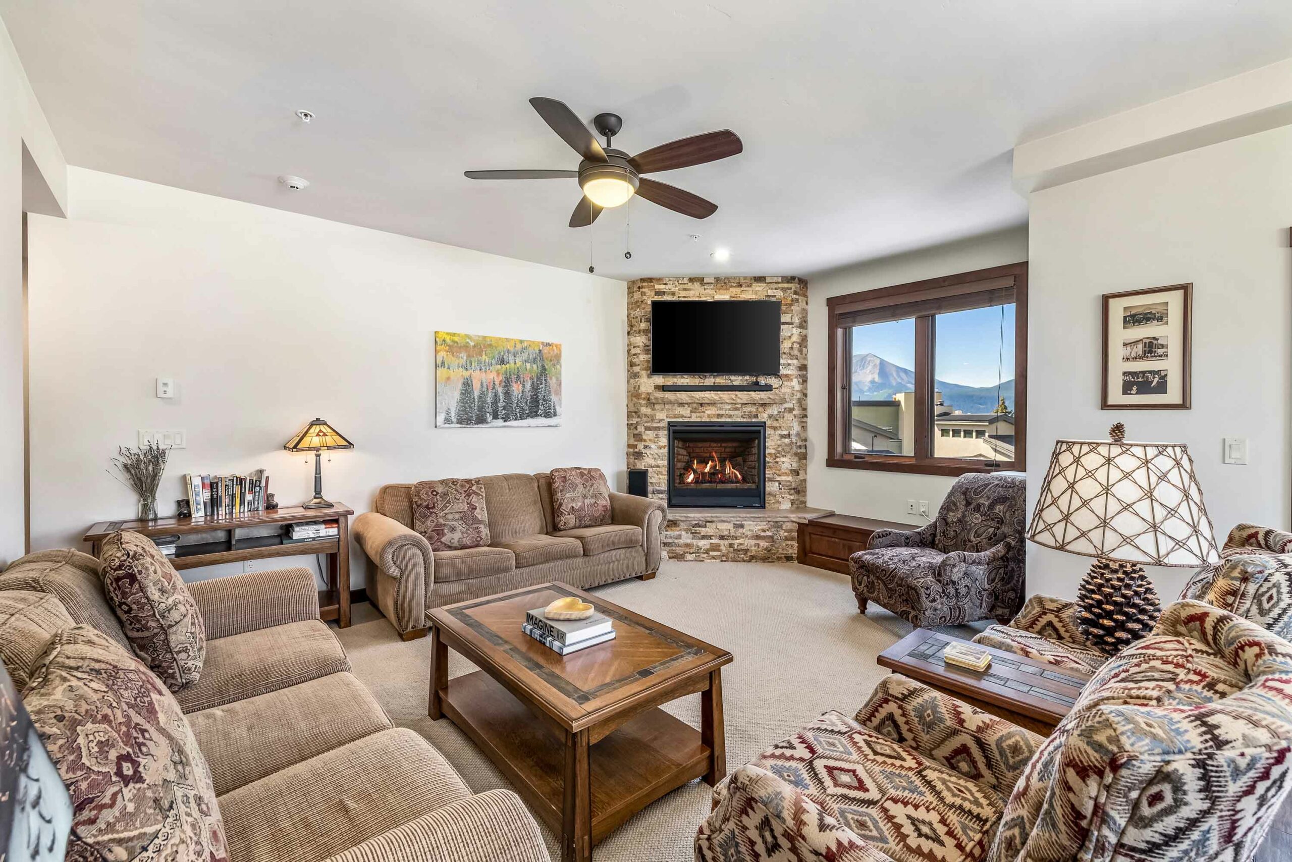 11 Crested Mountain Lane L4 Mt. Crested Butte, CO - Living Room