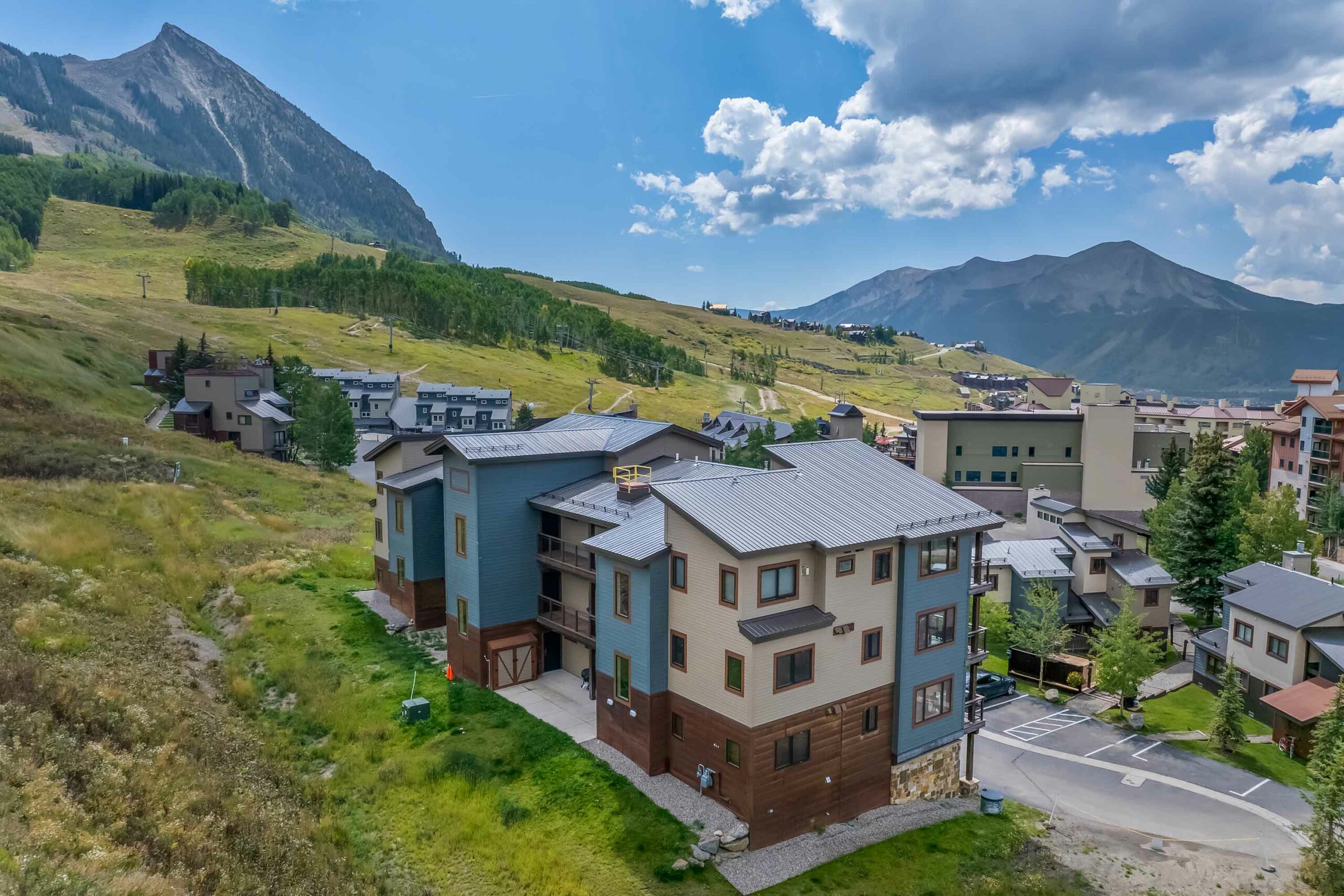 11 Crested Mountain Lane L4 Mt. Crested Butte, CO - Drone View_