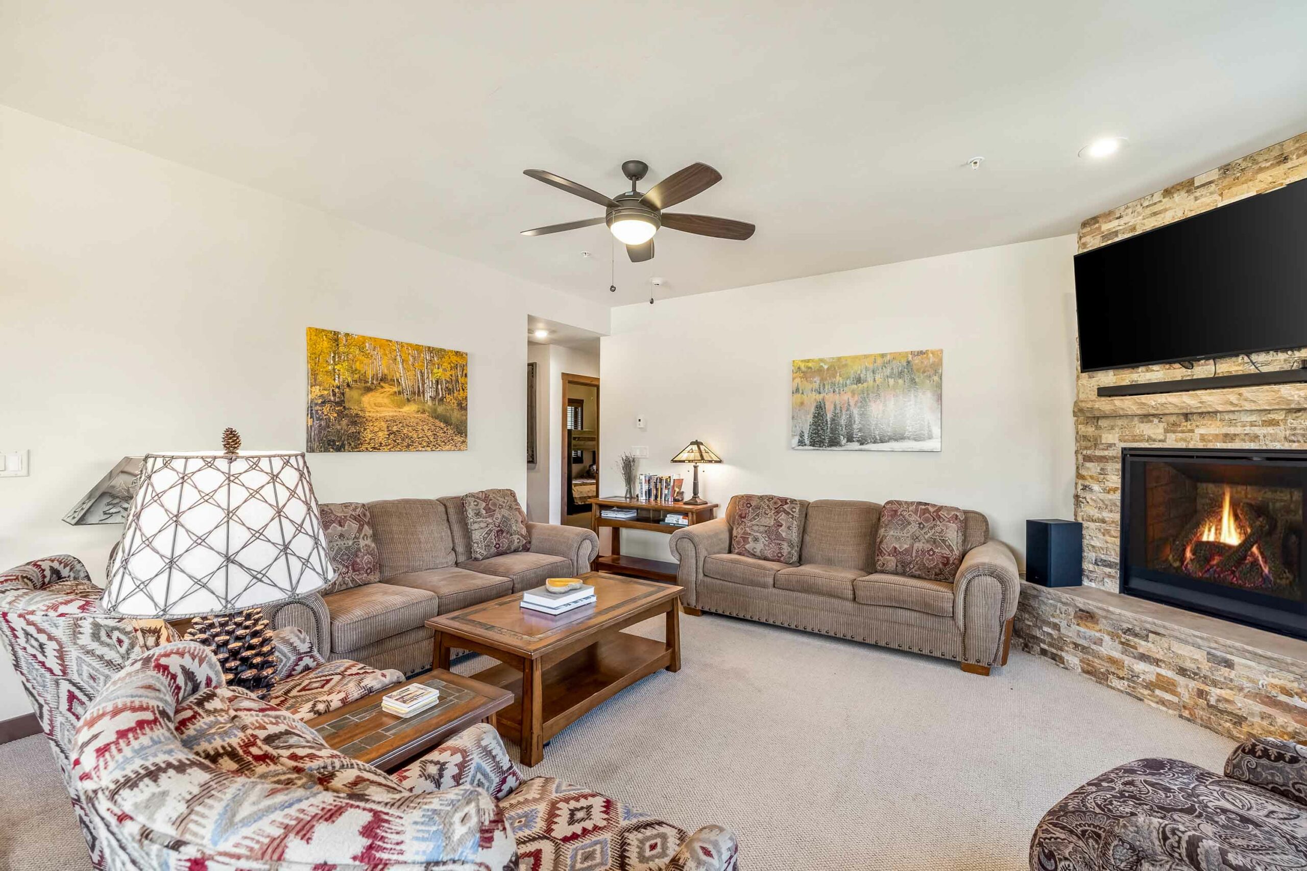 11 Crested Mountain Lane L4 Mt. Crested Butte, CO - Living Room