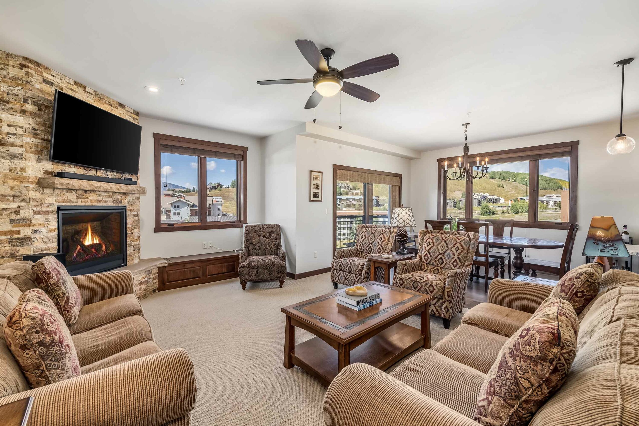 11 Crested Mountain Lane L4 Mt. Crested Butte, CO - Living Room