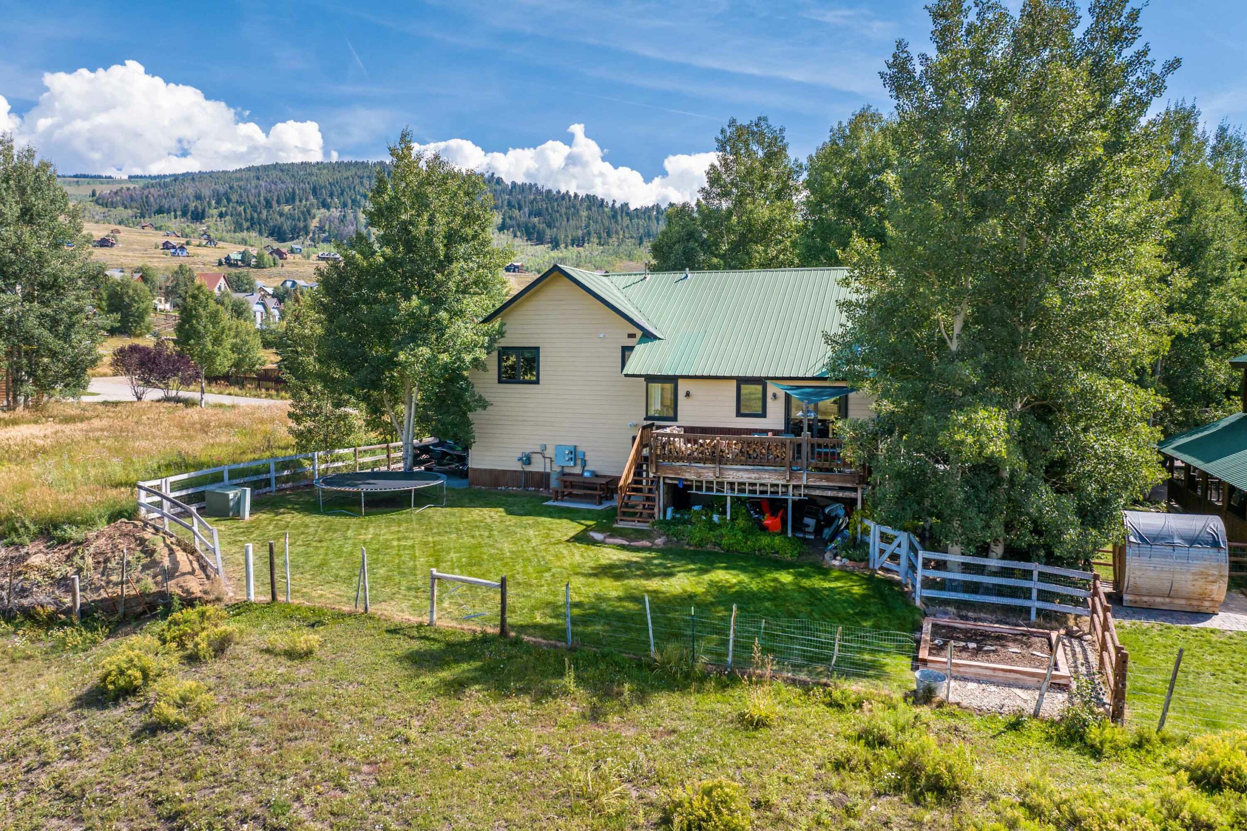 41 Goren Street Crested Butte, CO - Back of House_