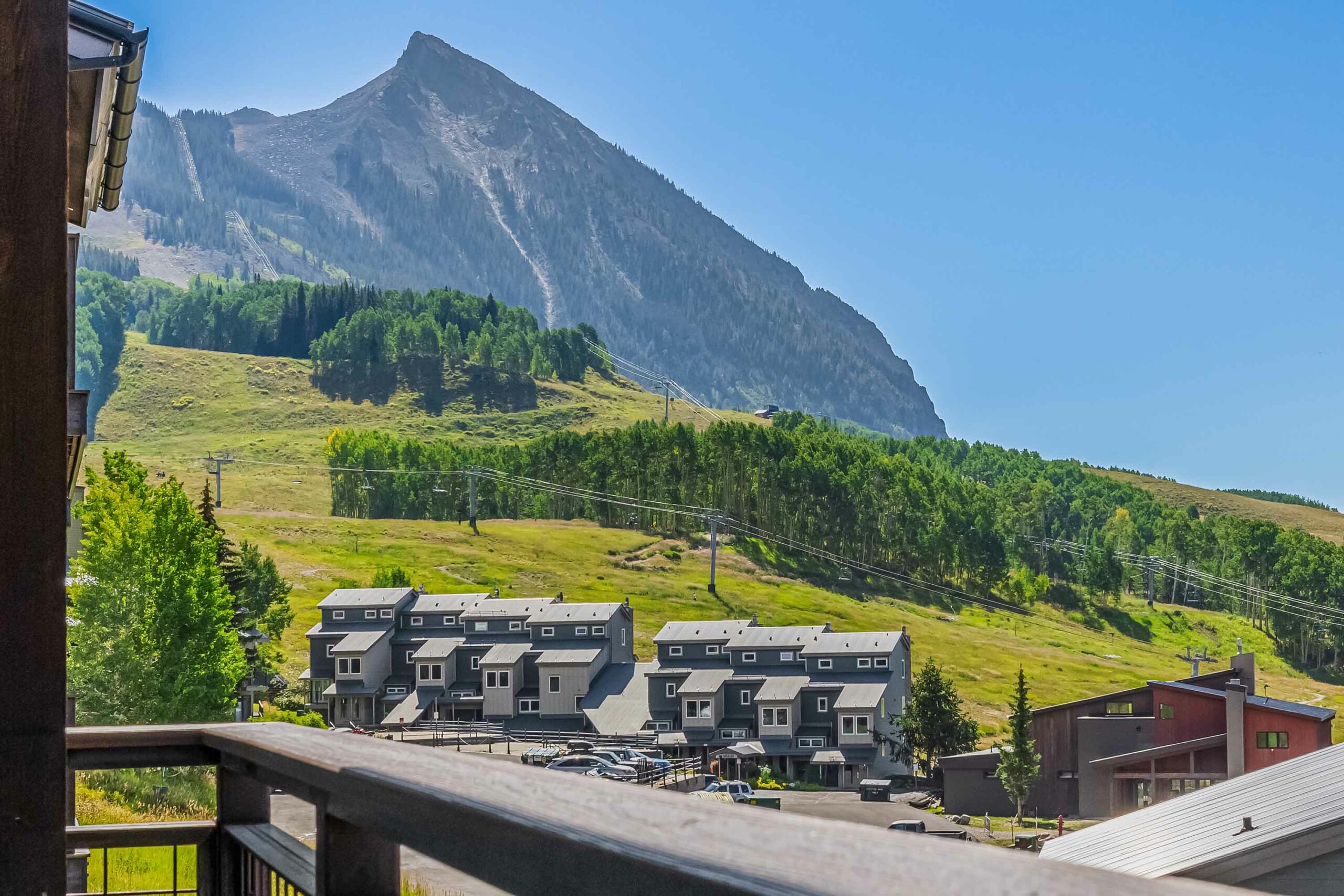 11 Crested Mountain Lane L4 Mt. Crested Butte, CO - Balcony View