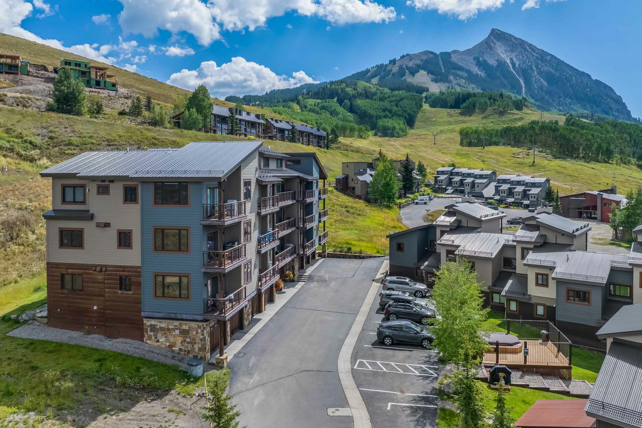 11 Crested Mountain Lane L4 Mt. Crested Butte, CO - Drone View_