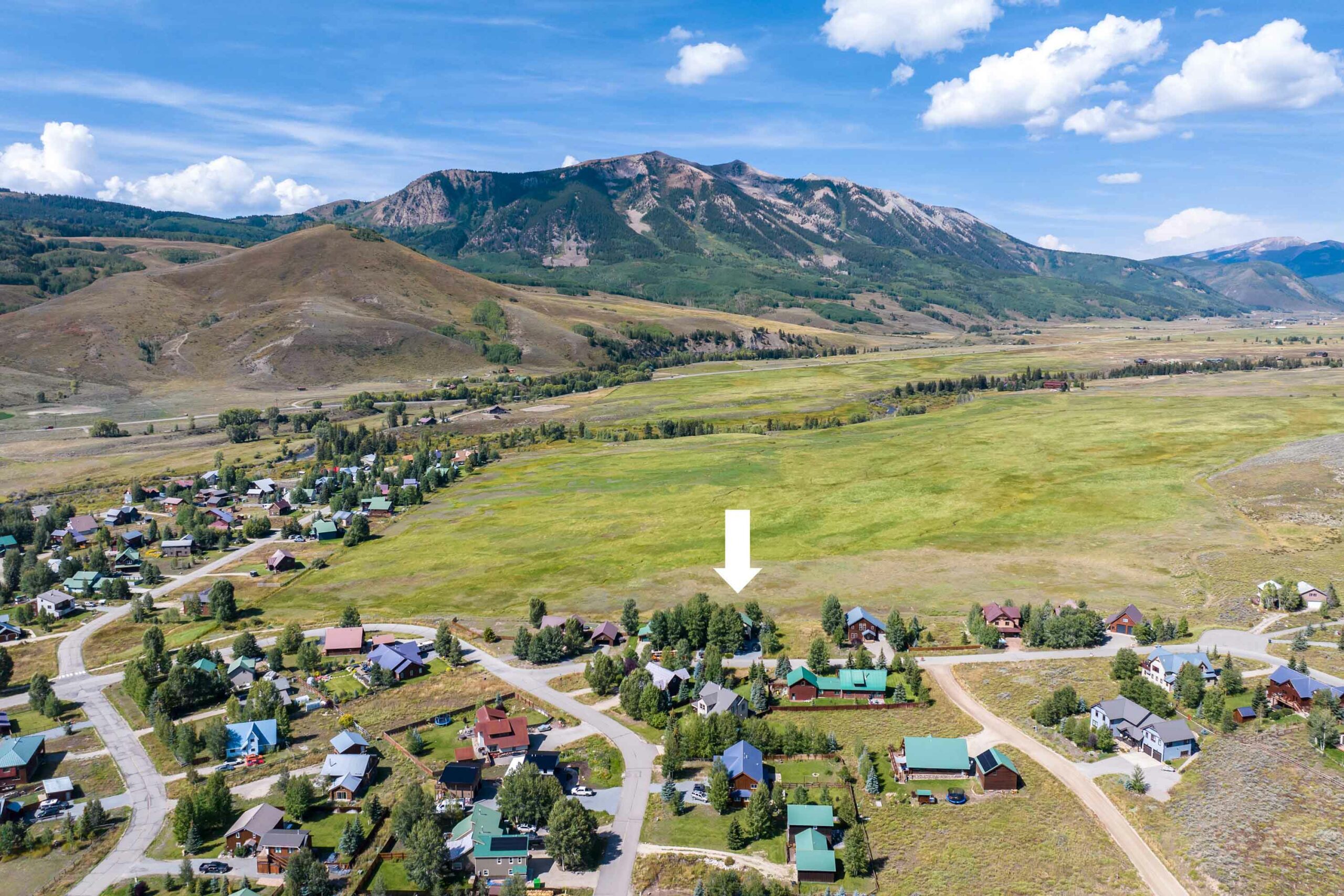 41 Goren Street Crested Butte, CO - Drone View_