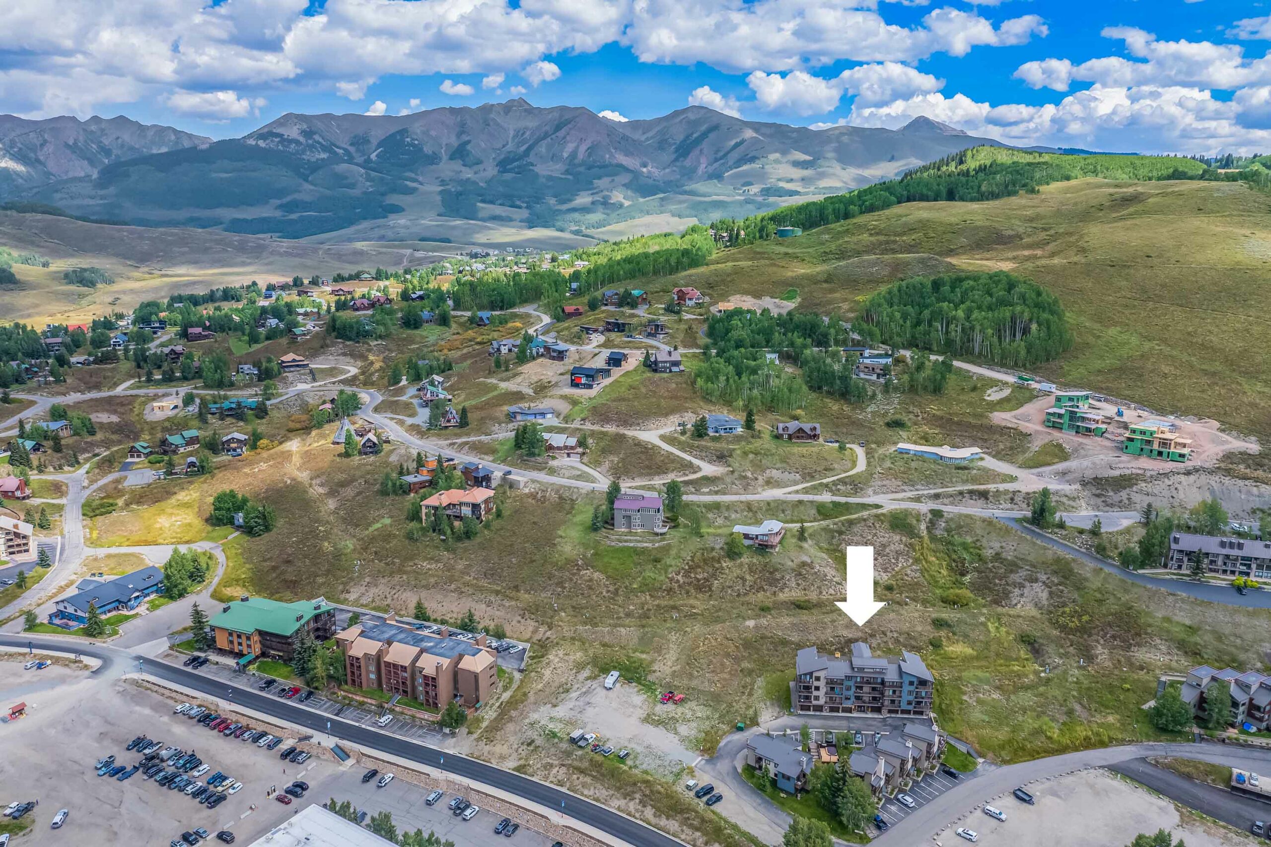 11 Crested Mountain Lane L4 Mt. Crested Butte, CO - Drone View