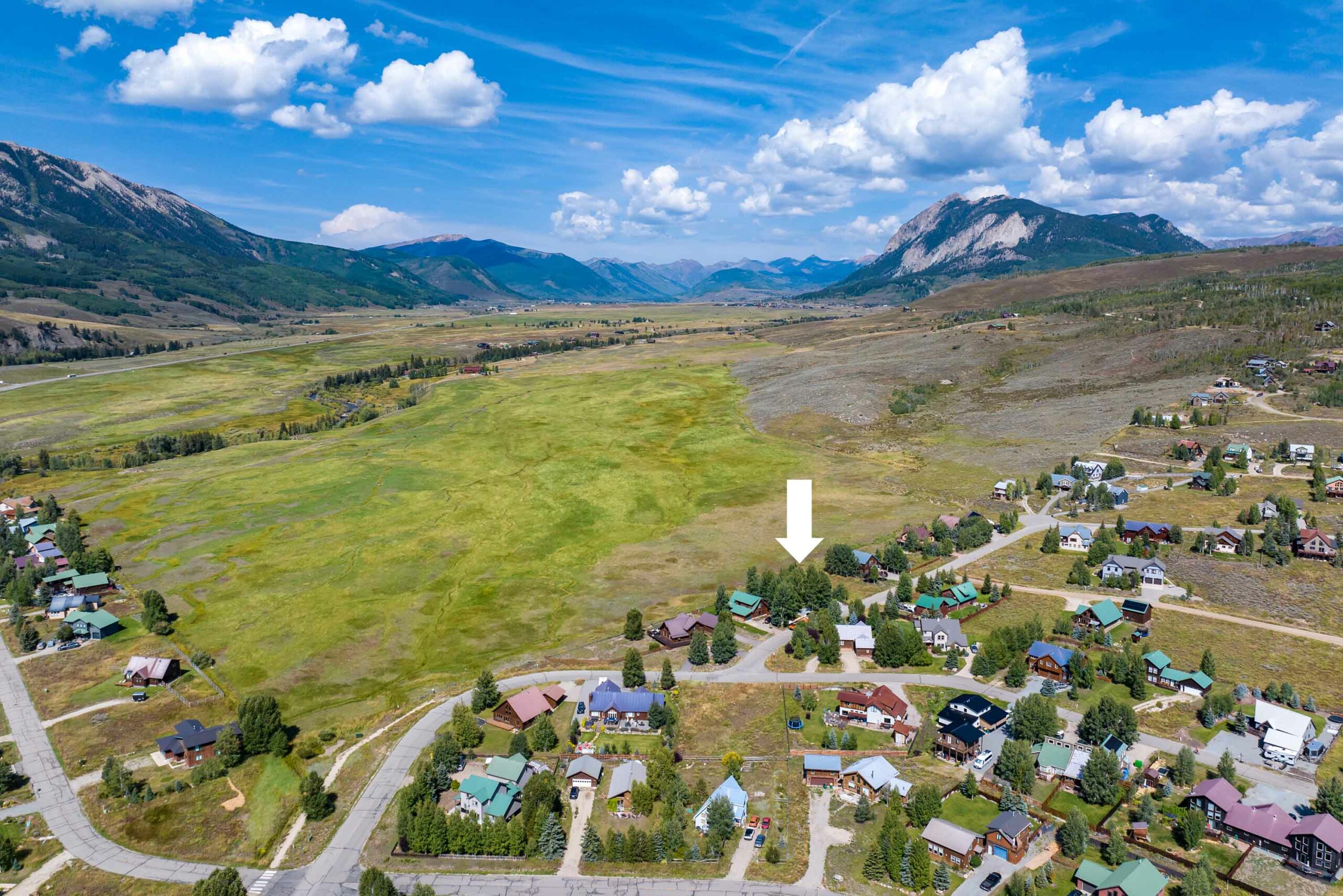 41 Goren Street Crested Butte, CO - Drone View