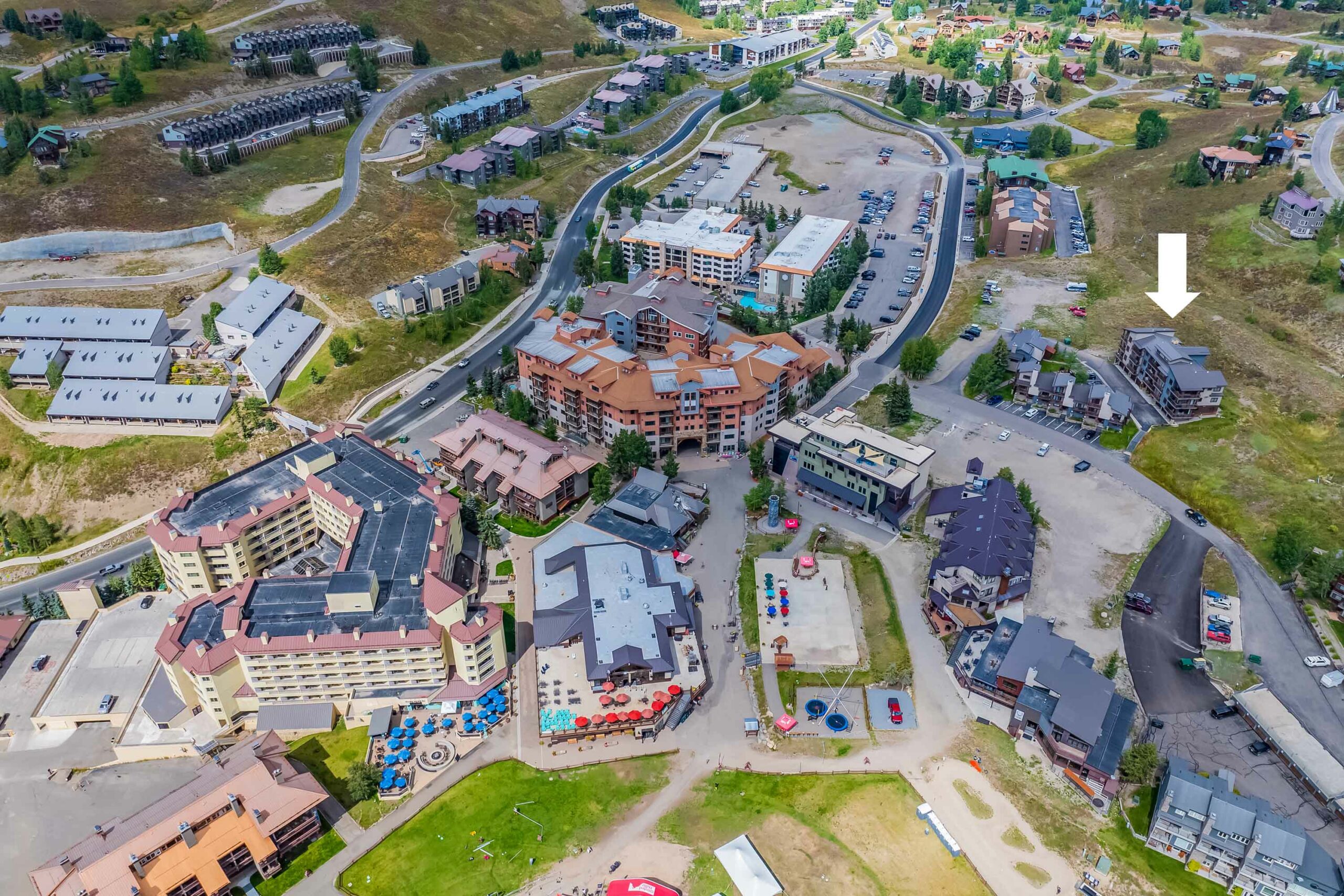 11 Crested Mountain Lane L4 Mt. Crested Butte, CO - Drone View_