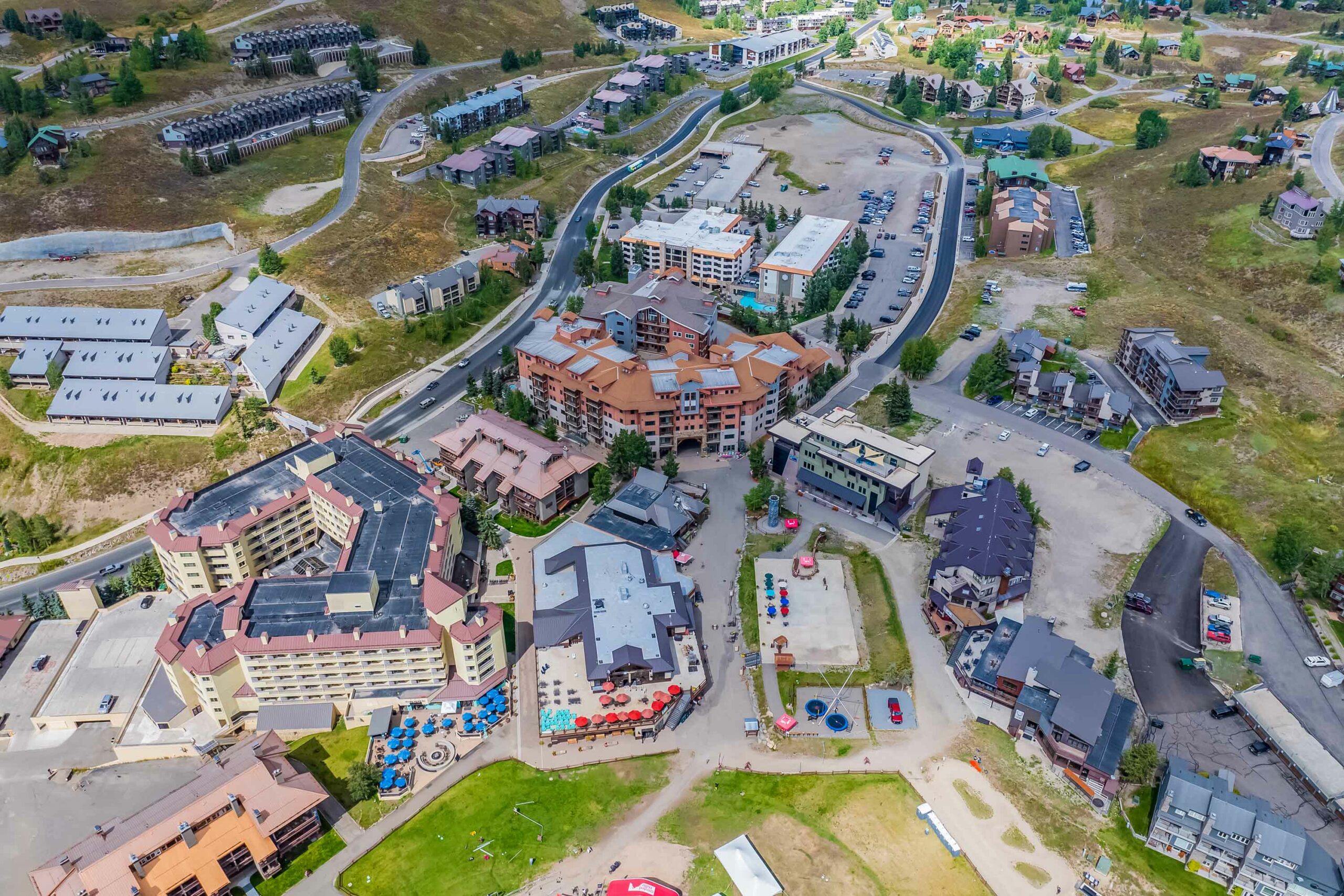 11 Crested Mountain Lane L4 Mt. Crested Butte, CO - Drone View