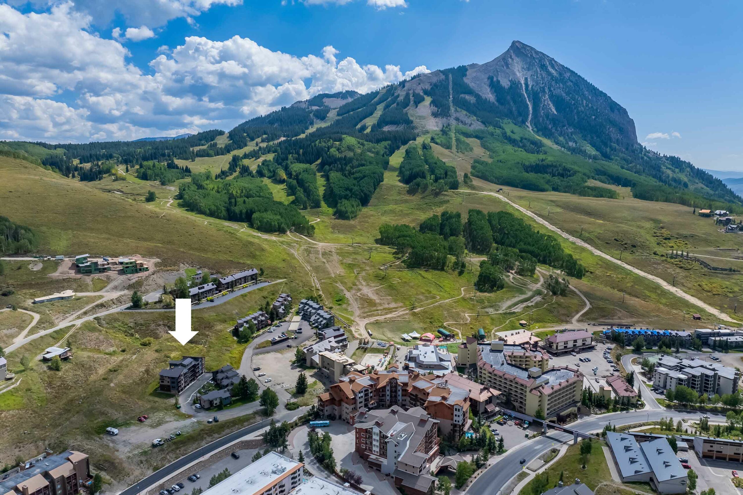 11 Crested Mountain Lane L4 Mt. Crested Butte, CO - Drone View