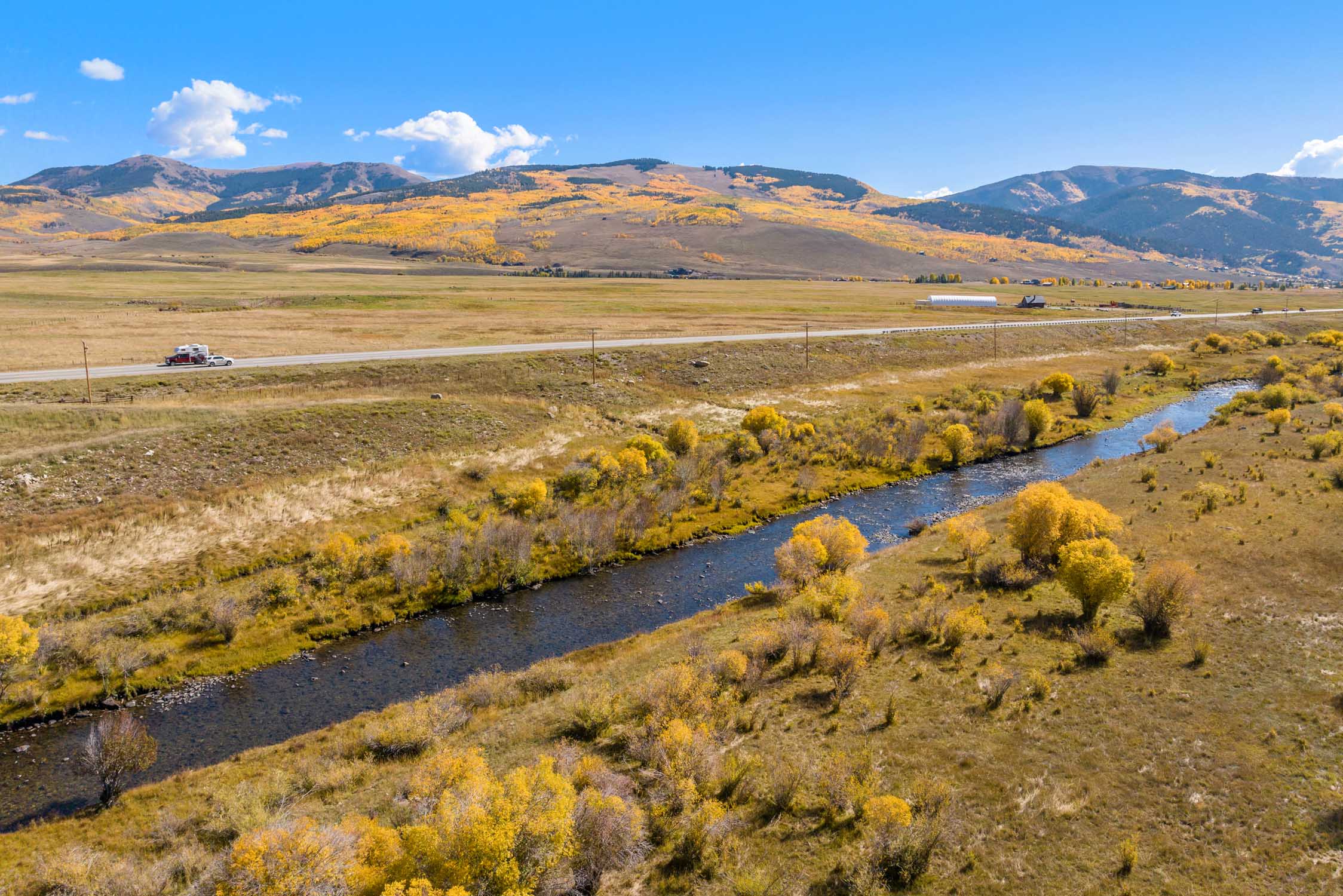 TBD Highway 135 Crested Butte, CO. - Drone View