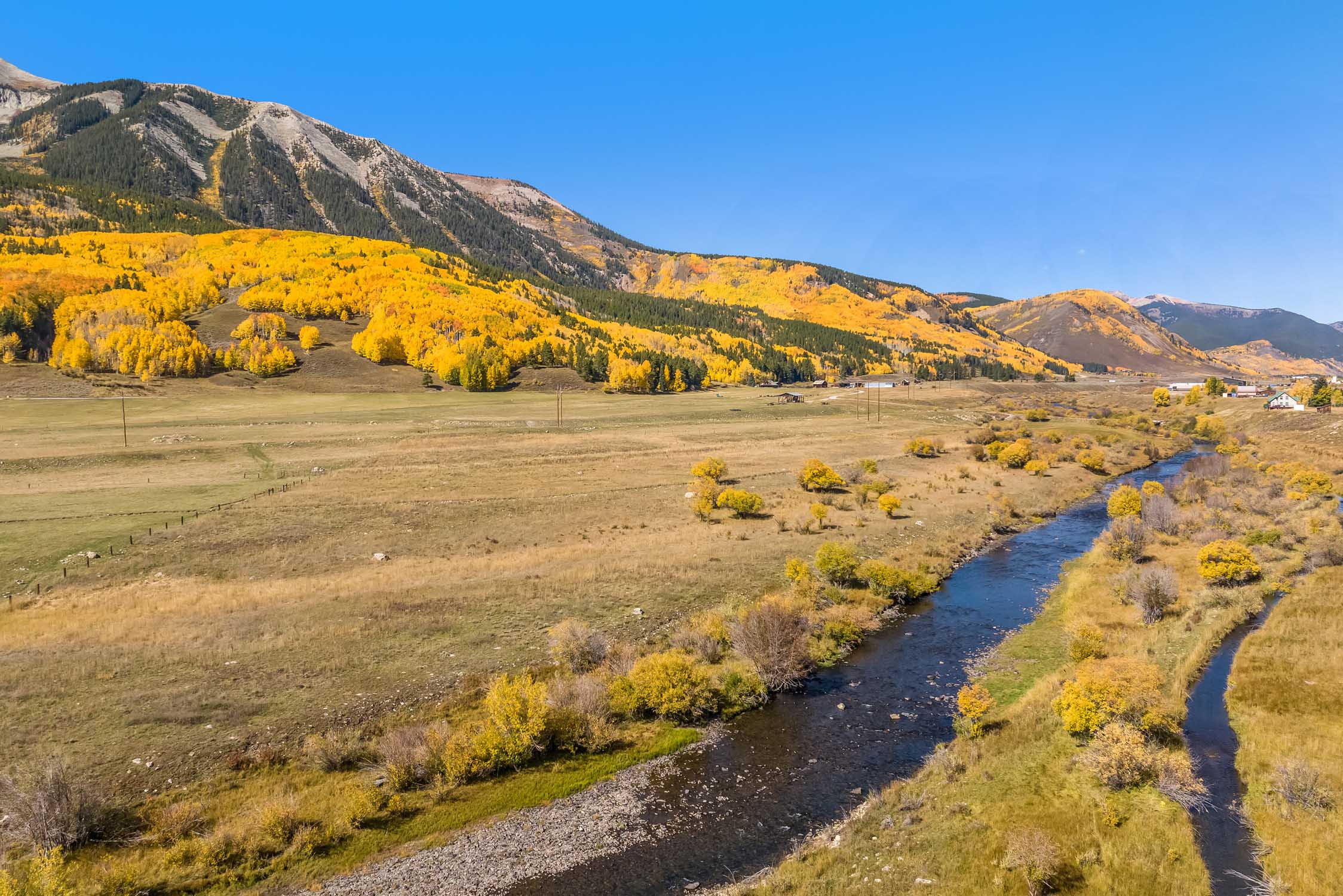 TBD Highway 135 Crested Butte, CO. - Drone View