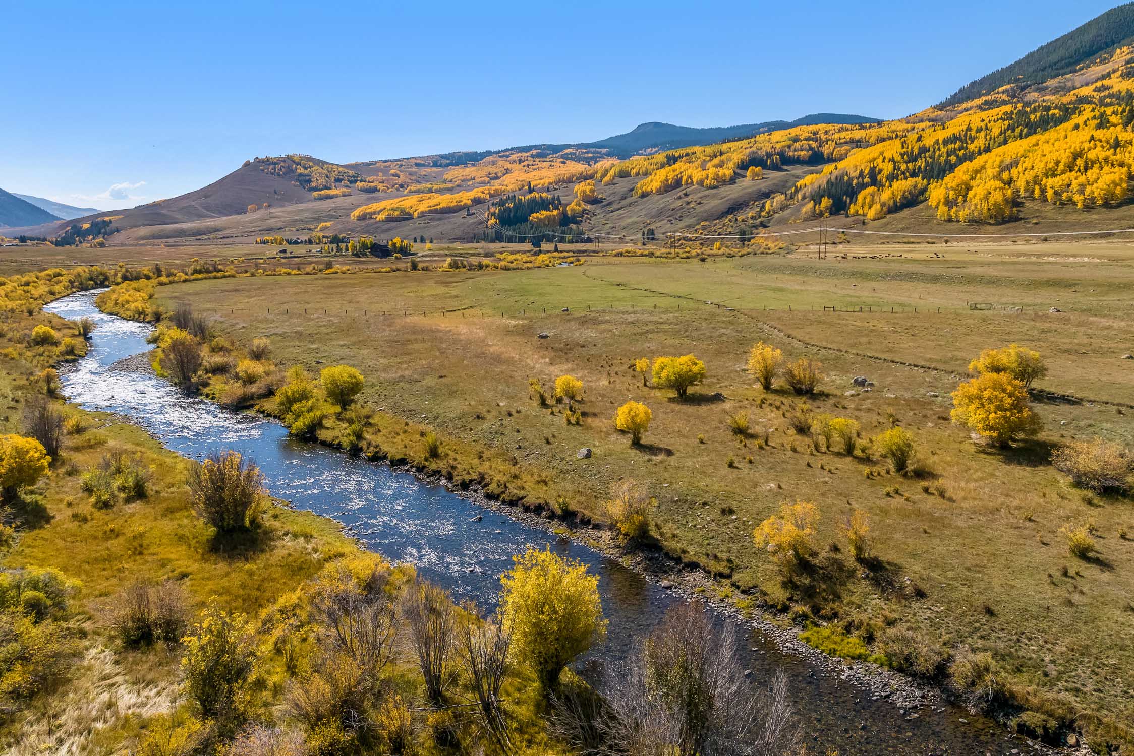 TBD Highway 135 Crested Butte, CO. - Drone View