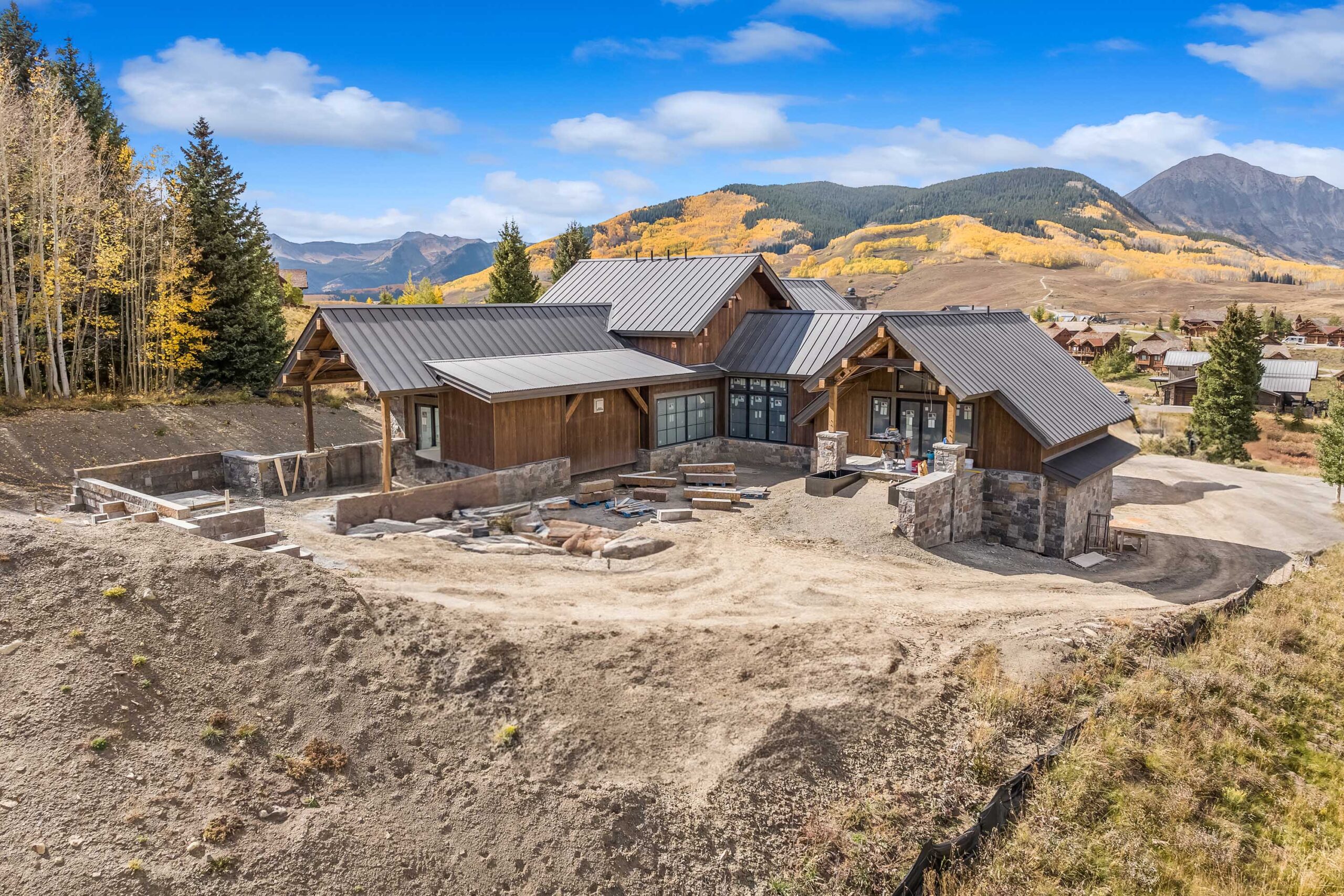 18 Walking Deer Mt. Crested Butte, Colorado - Side_Back of House