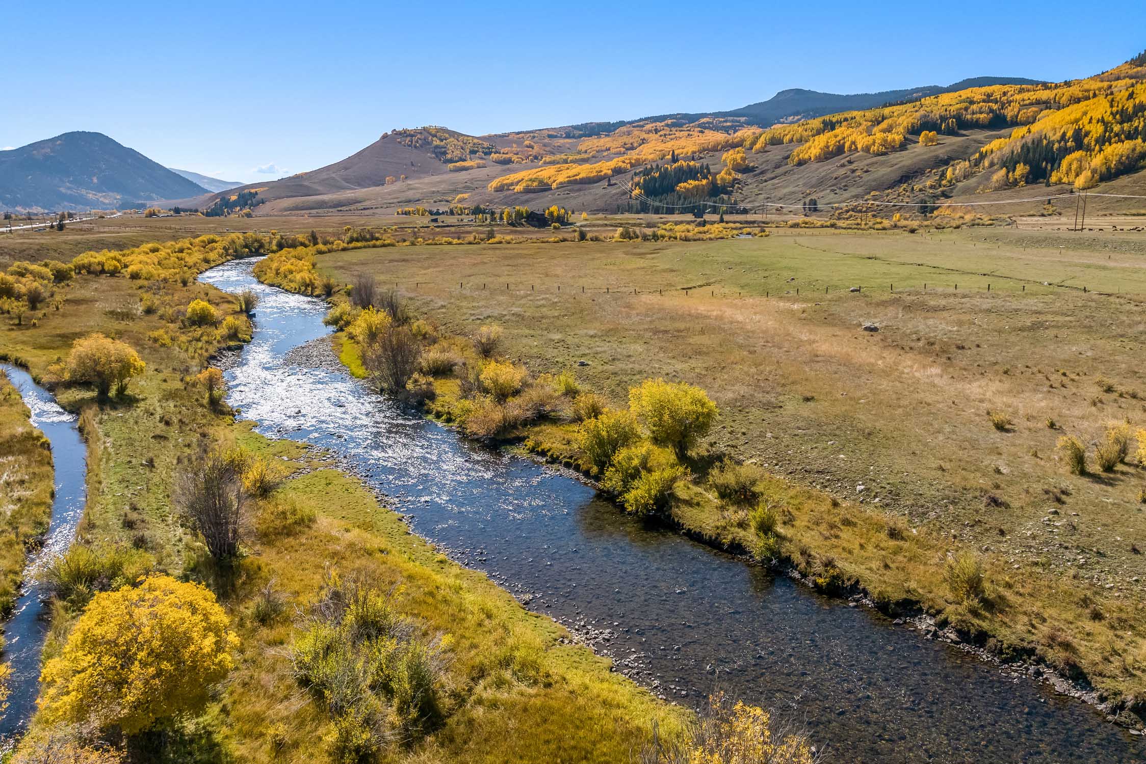 TBD Highway 135 Crested Butte, CO. - Drone View