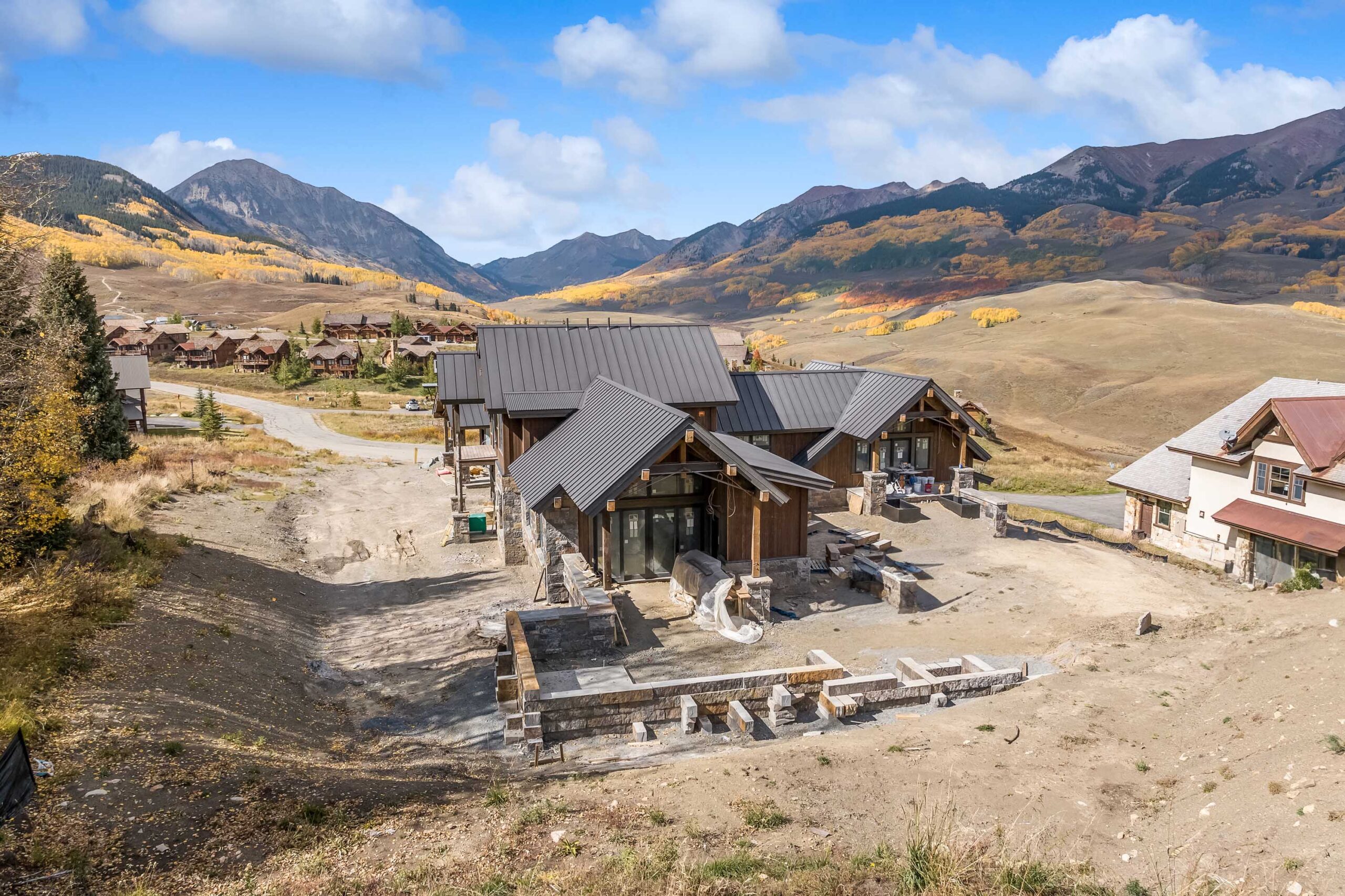 18 Walking Deer Mt. Crested Butte, Colorado -Back of House