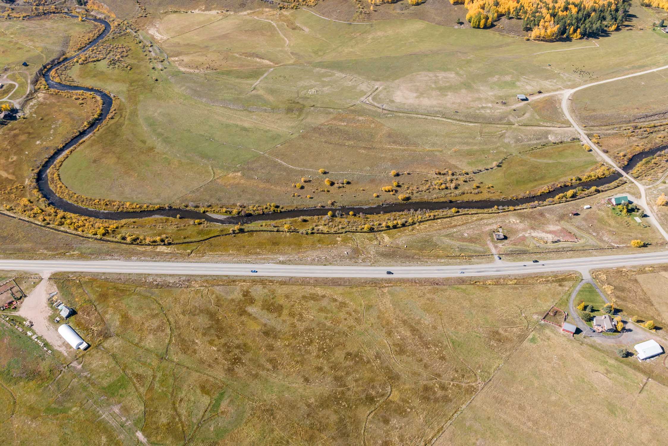 TBD Highway 135 Crested Butte, CO. - Drone View