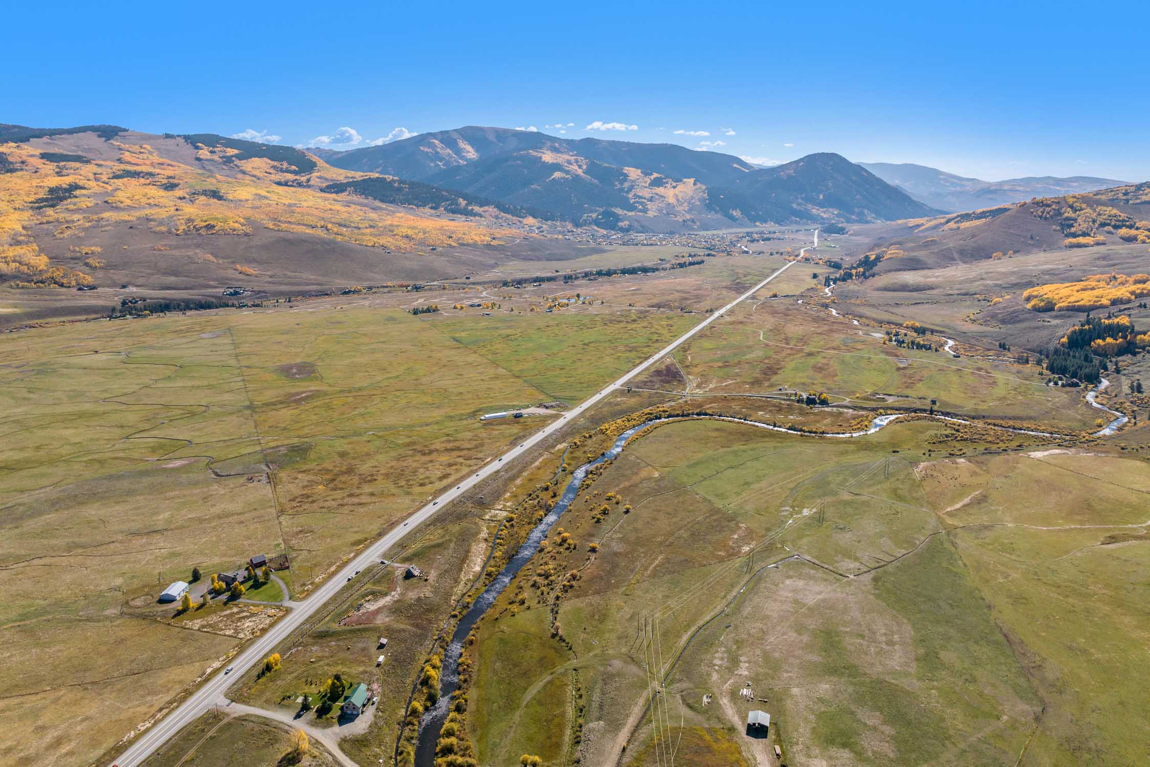 TBD Highway 135 Crested Butte, CO. - Drone View