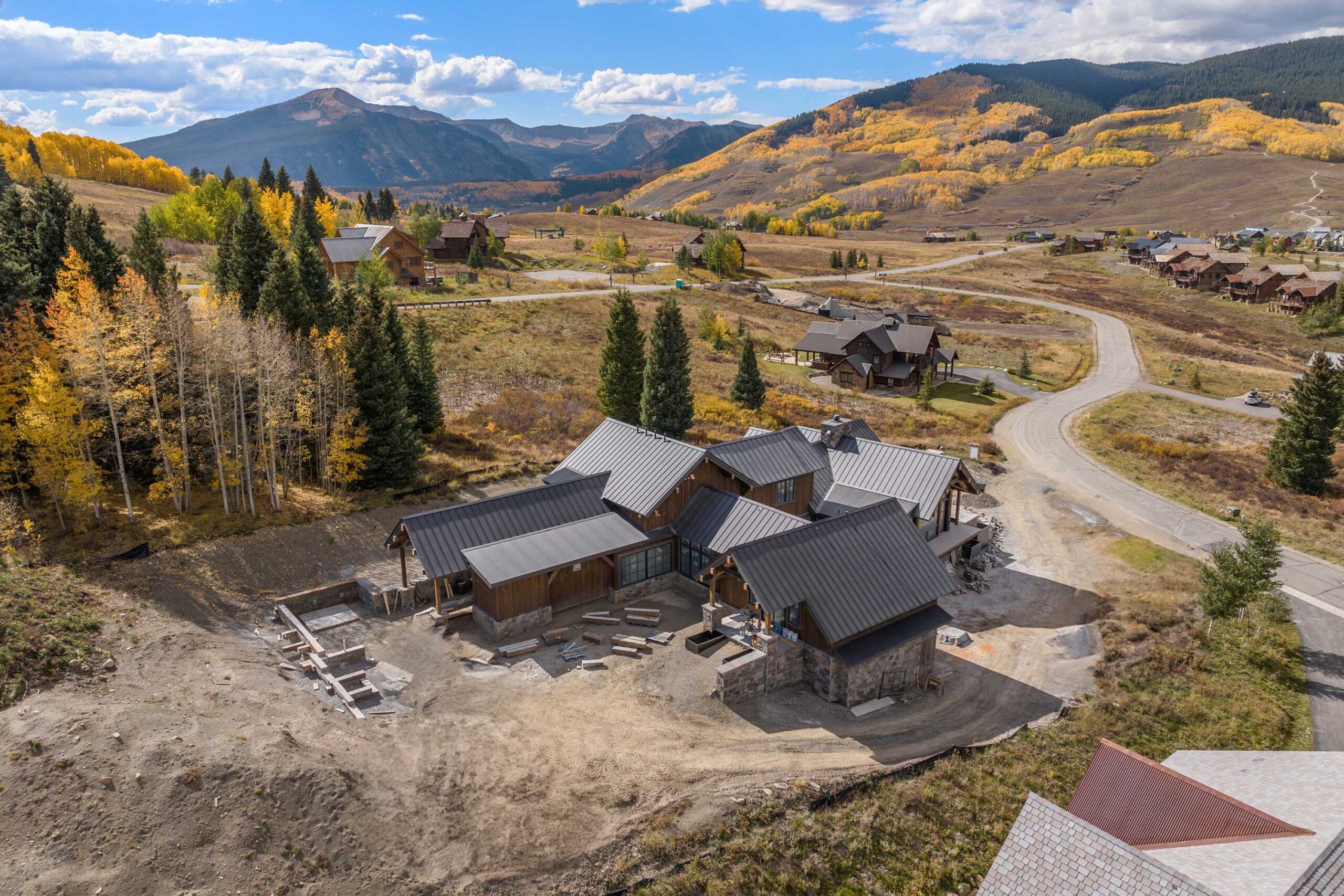 18 Walking Deer Mt. Crested Butte, Colorado - Drone View