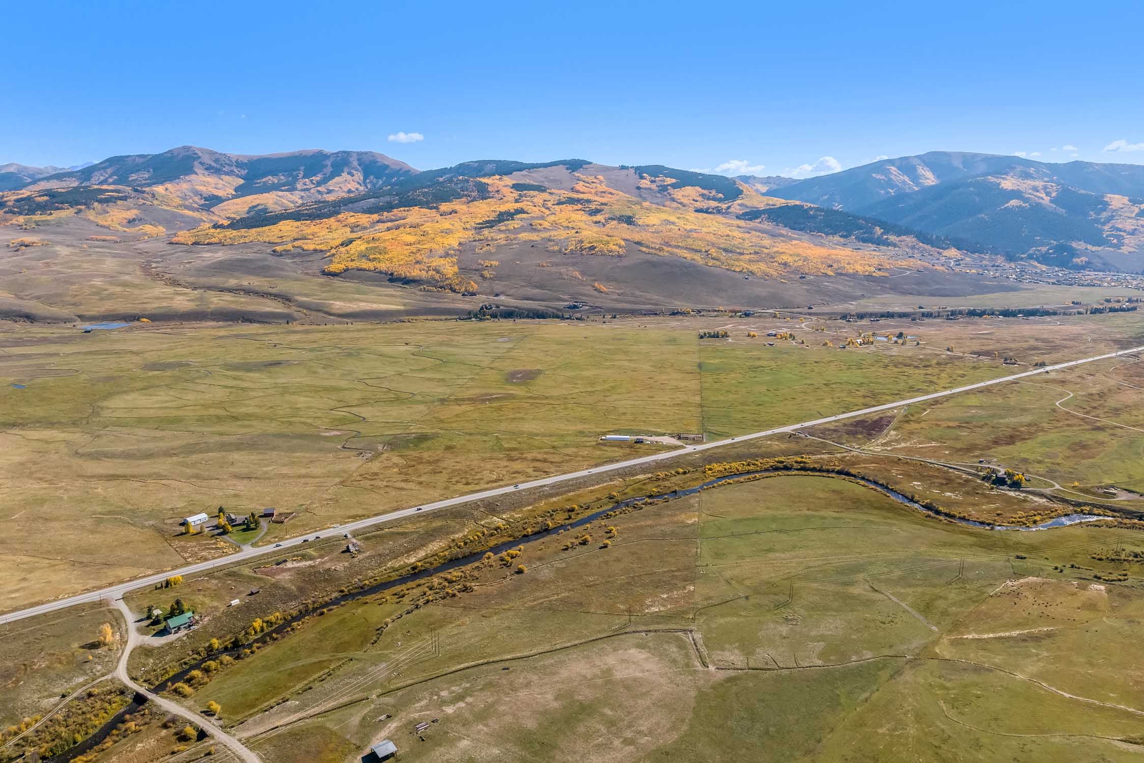 TBD Highway 135 Crested Butte, CO. - Drone View