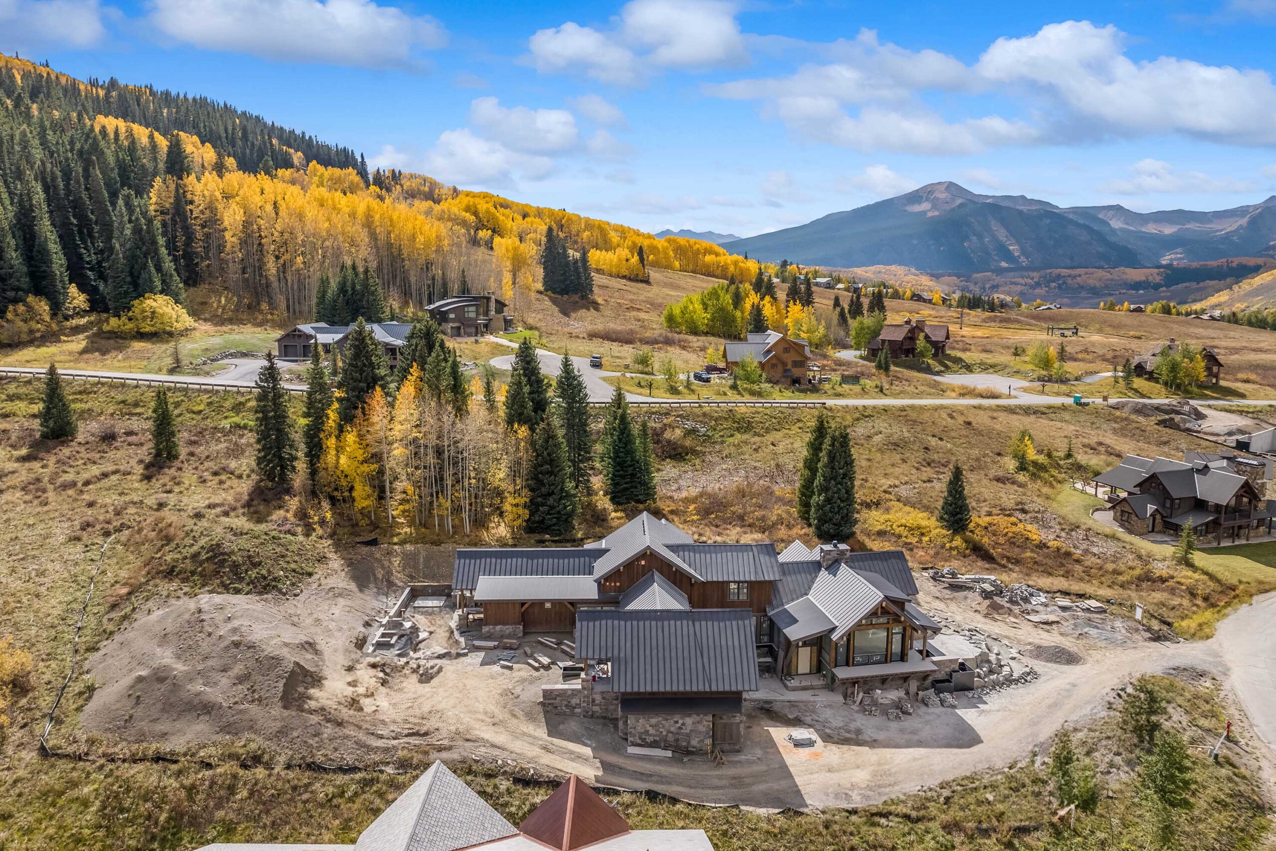 18 Walking Deer Mt. Crested Butte, Colorado - Drone View