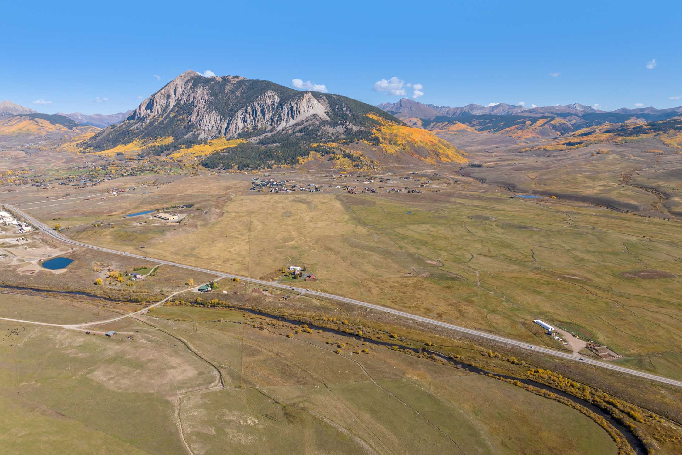 TBD Highway 135 Crested Butte, CO. - Drone View