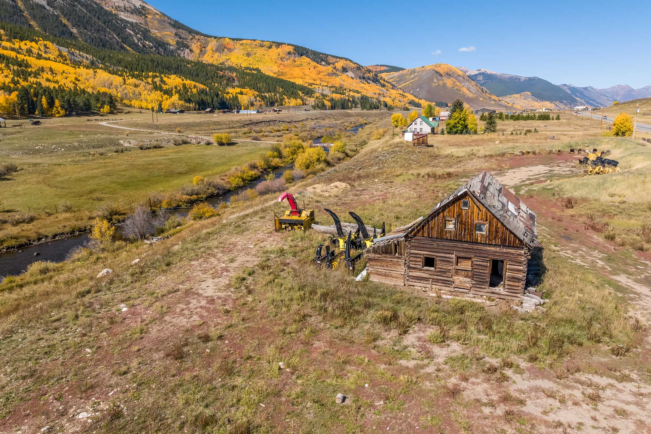 TBD Highway 135 Crested Butte, CO. - Drone View