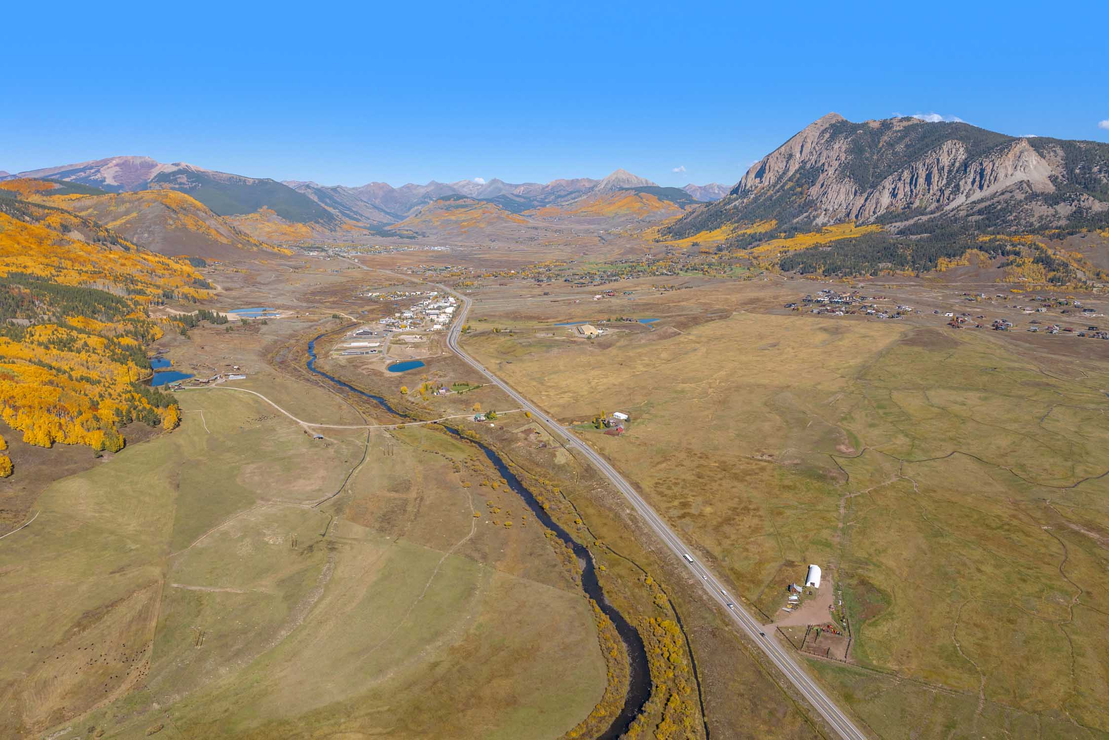 TBD Highway 135 Crested Butte, CO. - Drone View