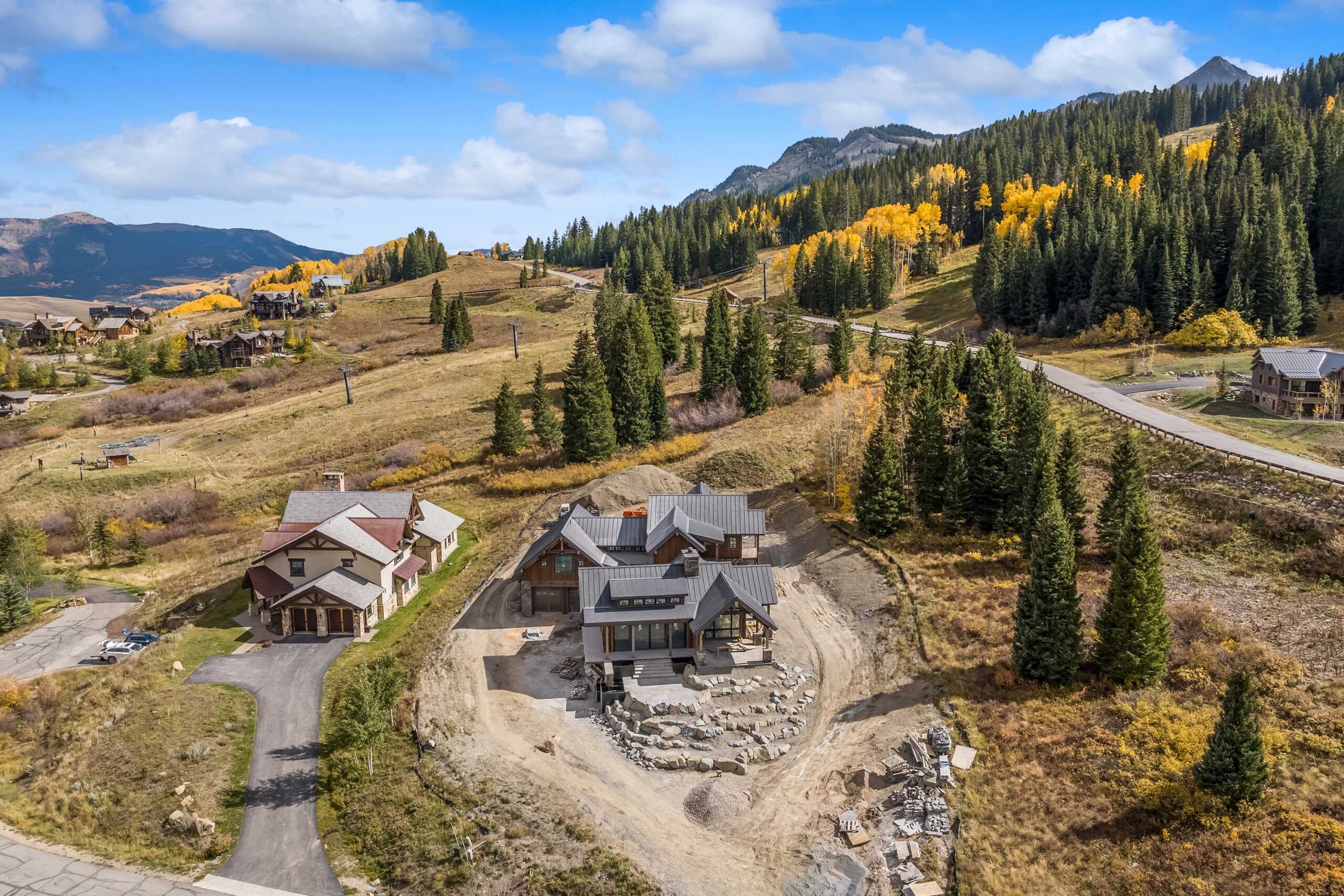 18 Walking Deer Mt. Crested Butte, Colorado - Drone View