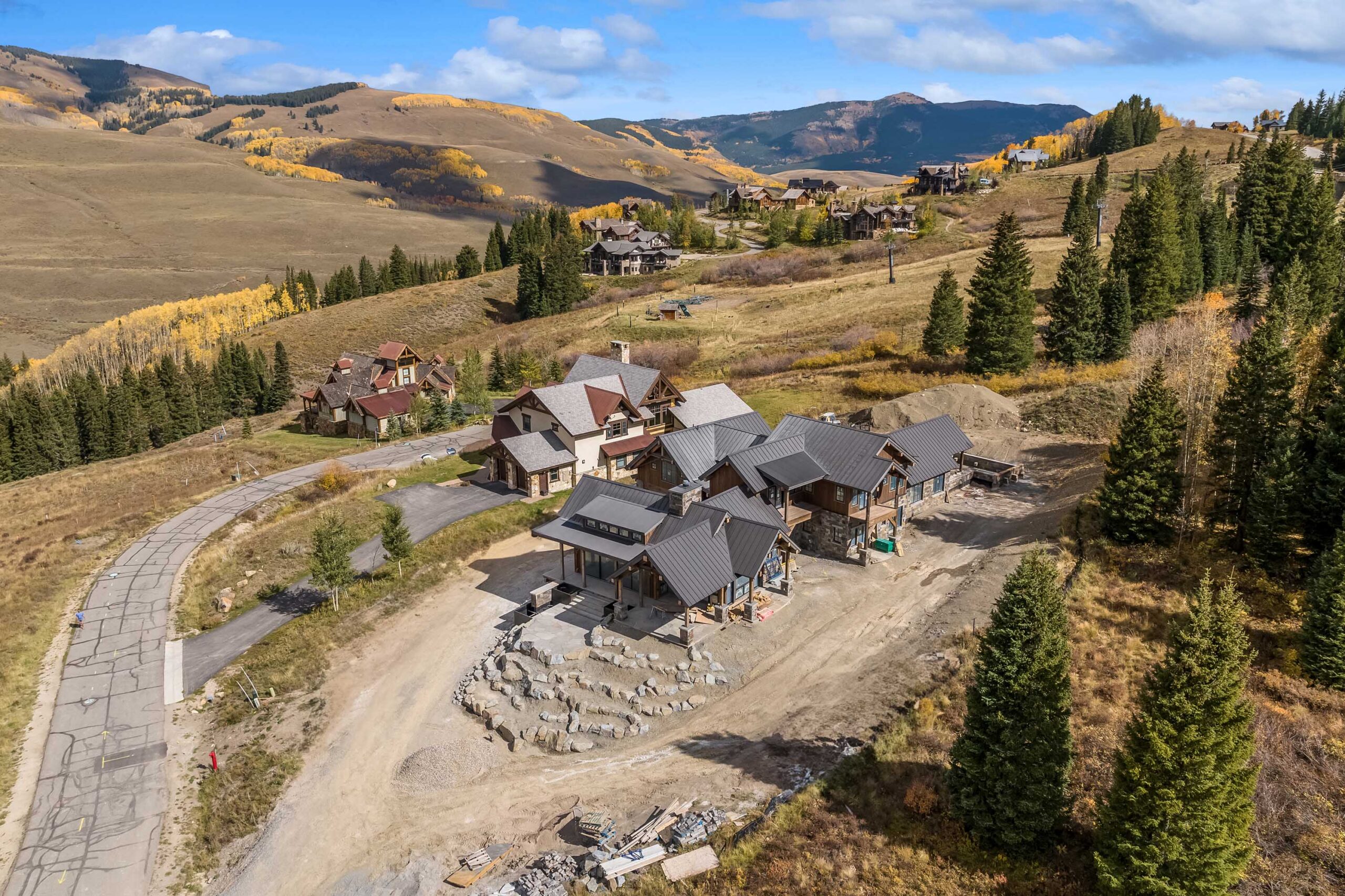 18 Walking Deer Mt. Crested Butte, Colorado - Drone View