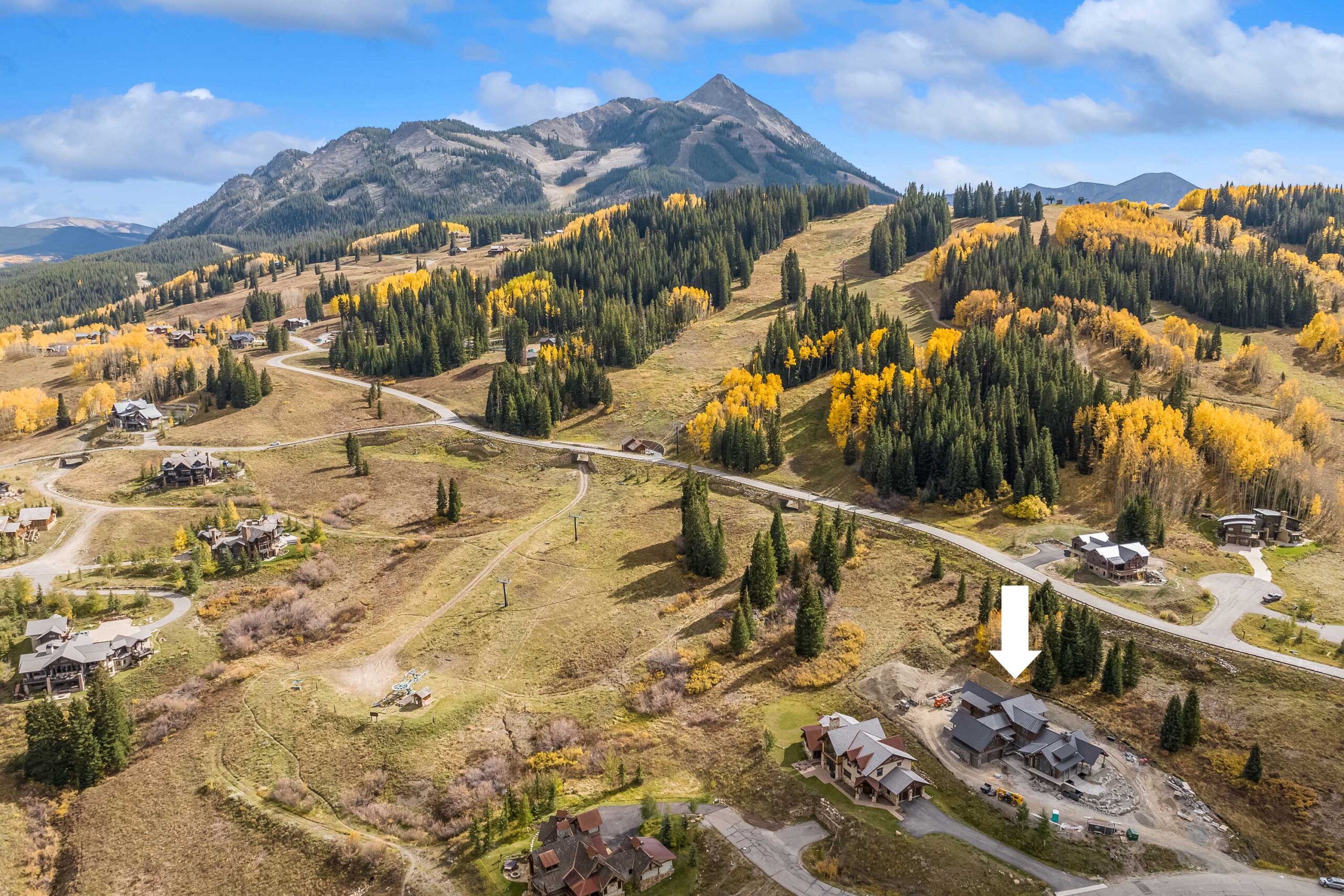 18 Walking Deer Lane Mt. Crested Butte, Colorado - Drone View