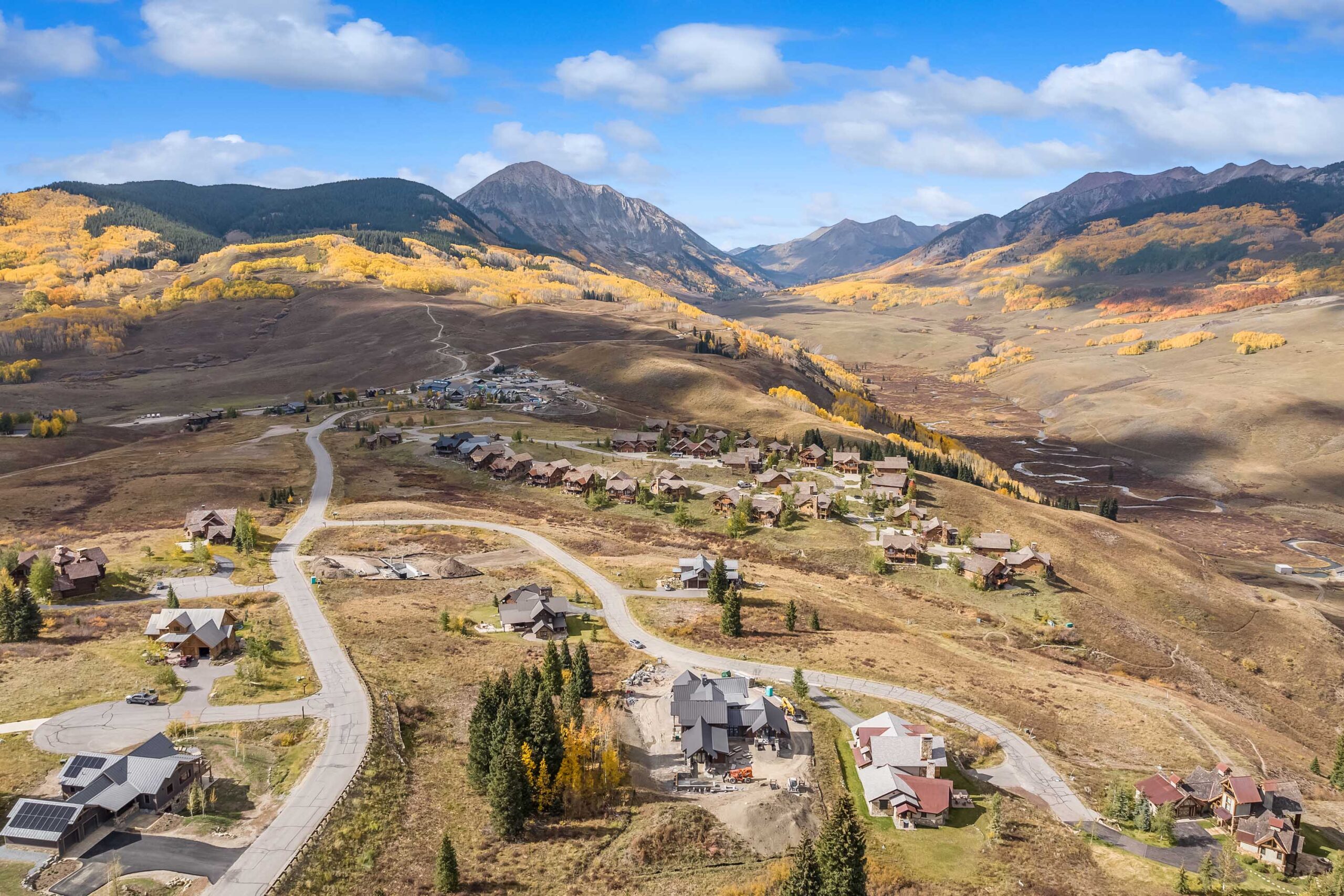 18 Walking Deer Lane Mt. Crested Butte, Colorado - Drone View