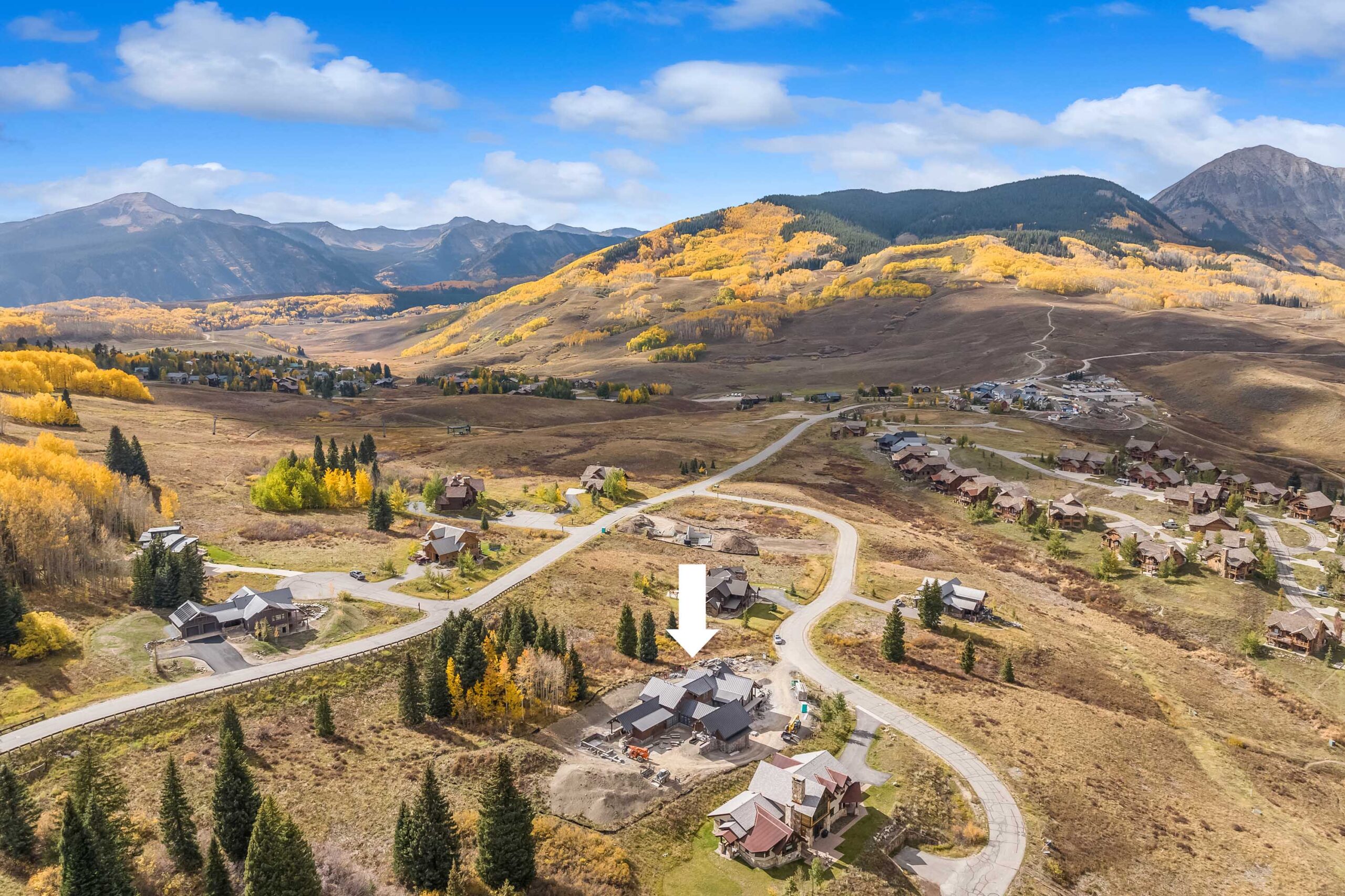 18 Walking Deer Lane Mt. Crested Butte, Colorado - Drone View