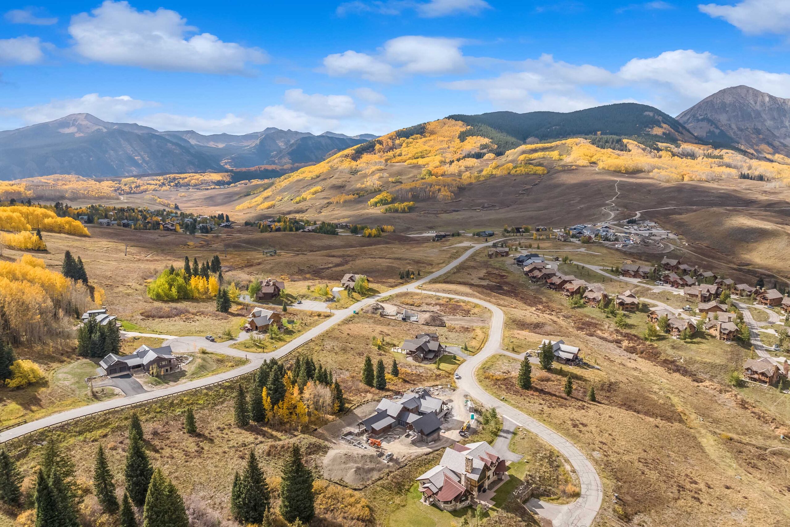 18 Walking Deer Lane Mt. Crested Butte, Colorado - Drone View