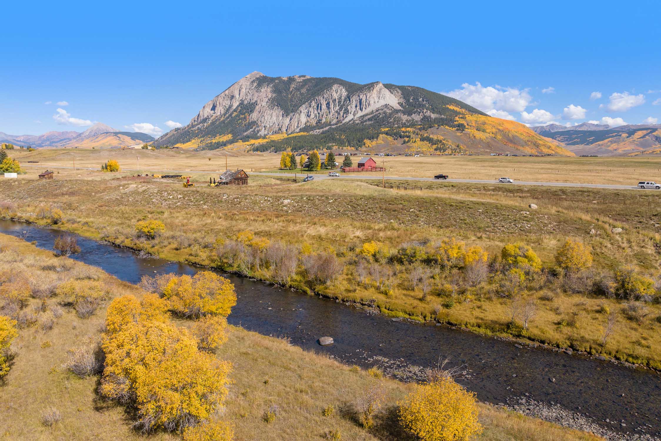 TBD Highway 135 Crested Butte, CO. - Drone View