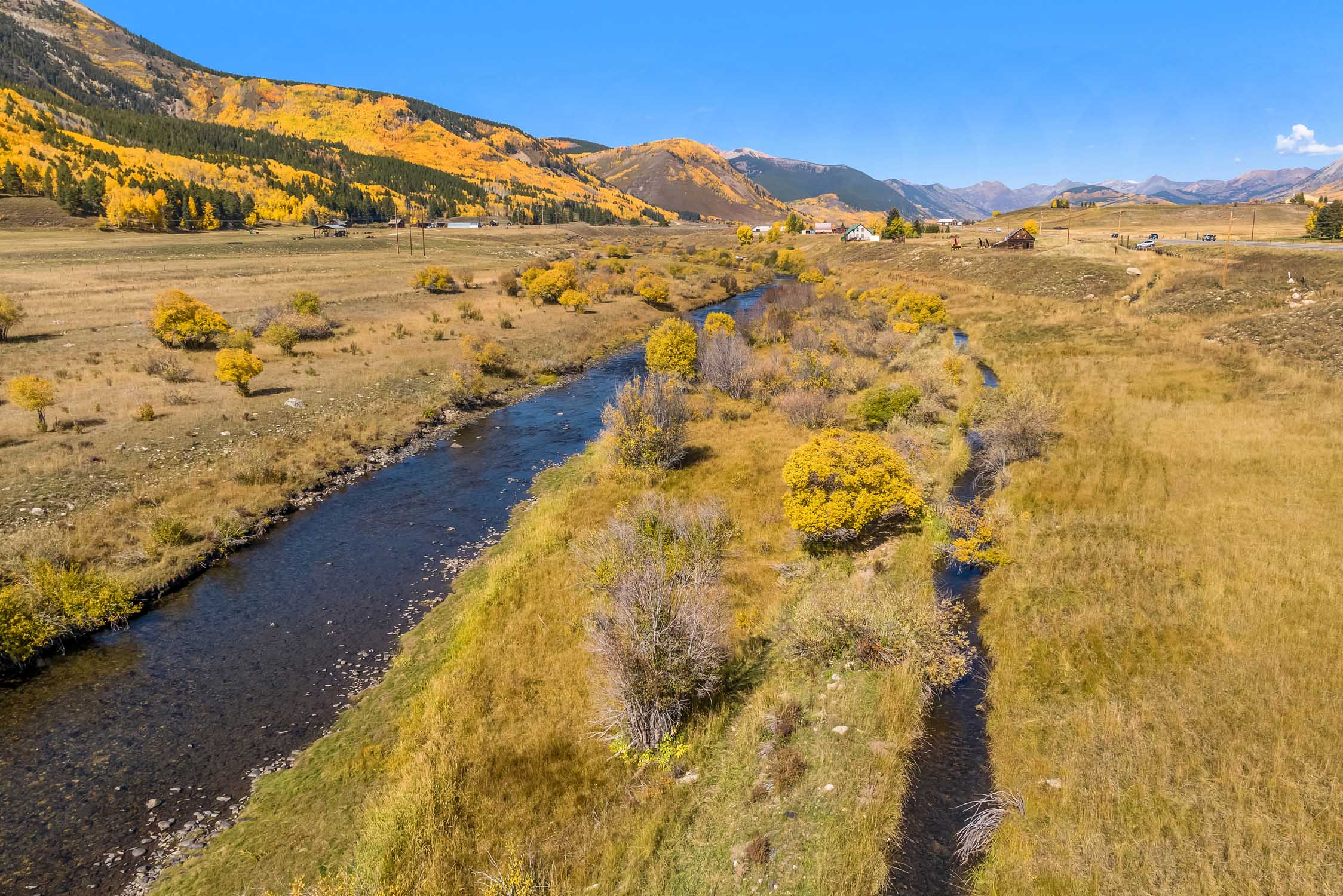 TBD Highway 135 Crested Butte, CO. - Drone View