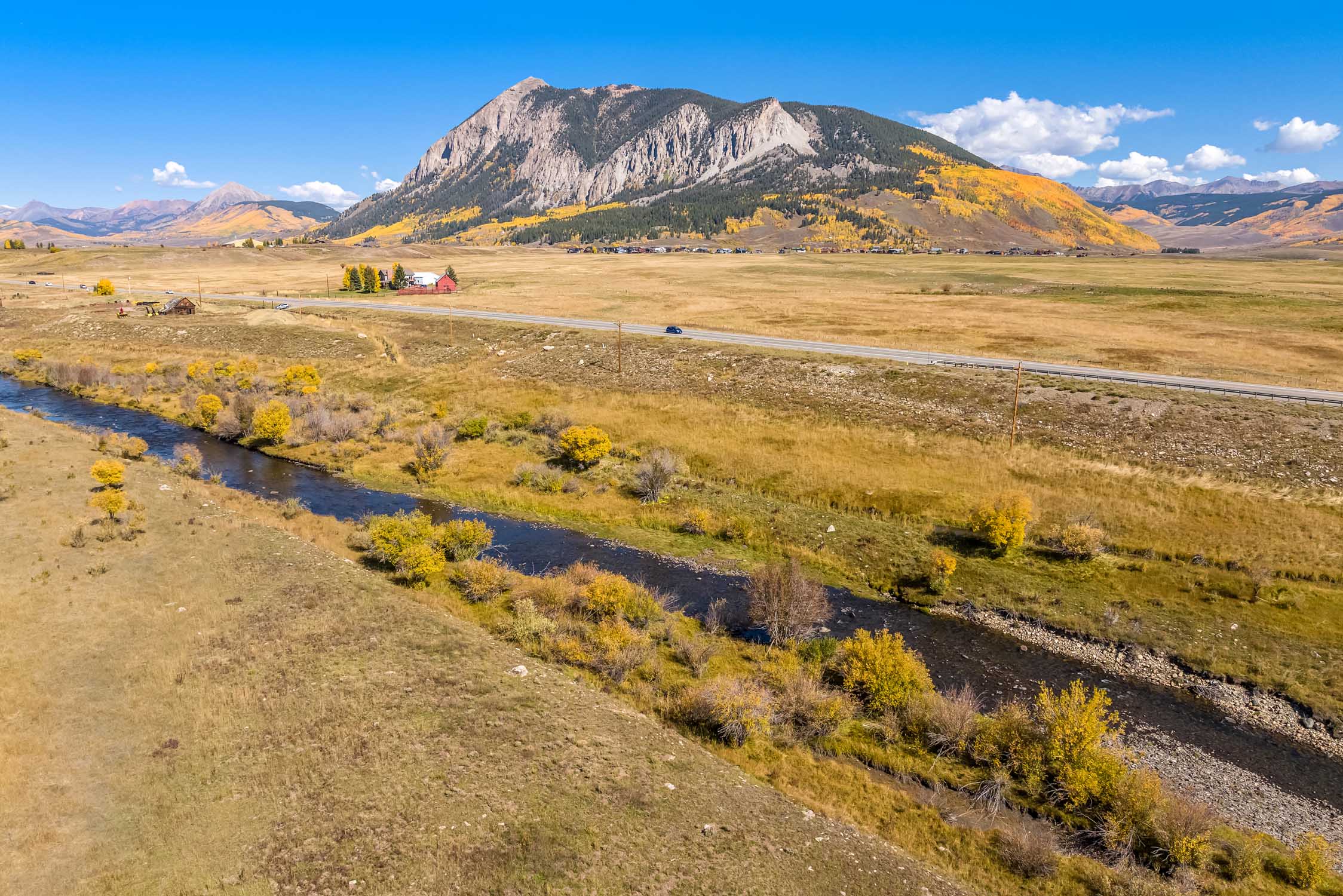 TBD Highway 135 Crested Butte, CO. - Drone View