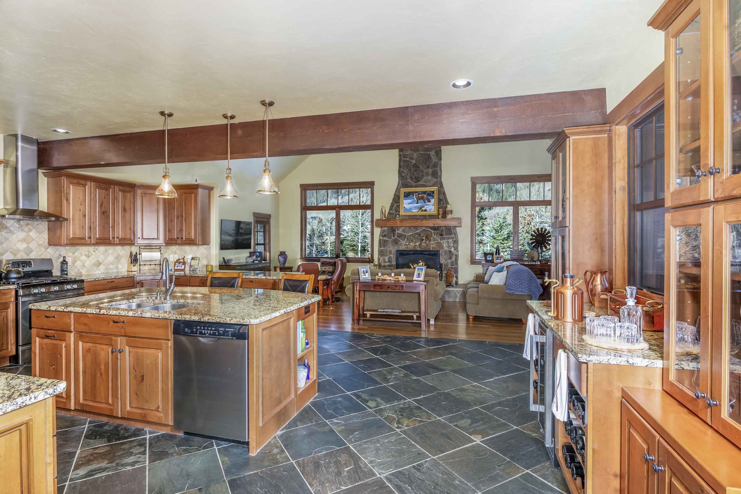 81 Par Lane Crested Butte, CO - Kitchen_Living Room