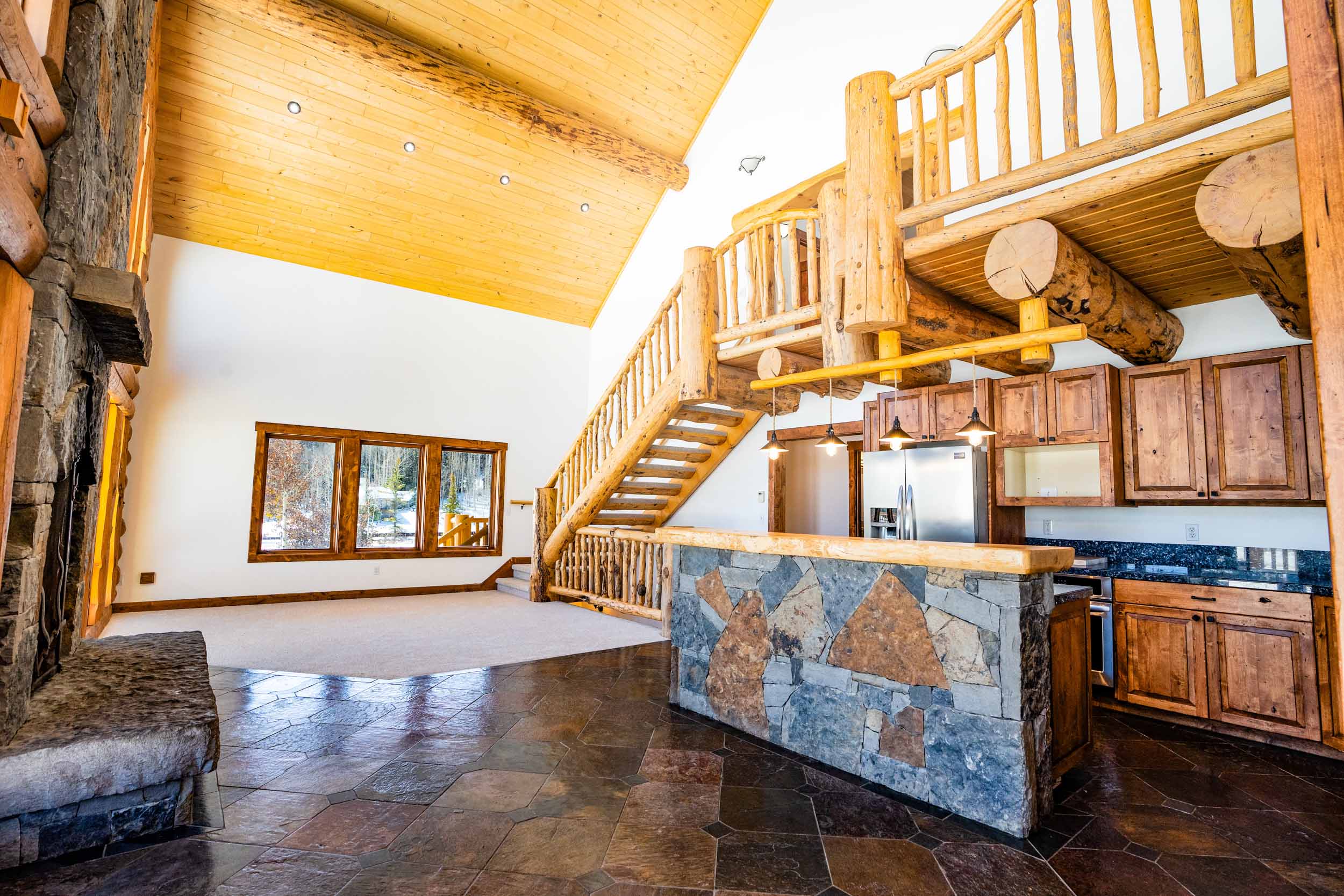 1010 Washington Gulch Road Crested Butte, CO - Kitchen, Living Room