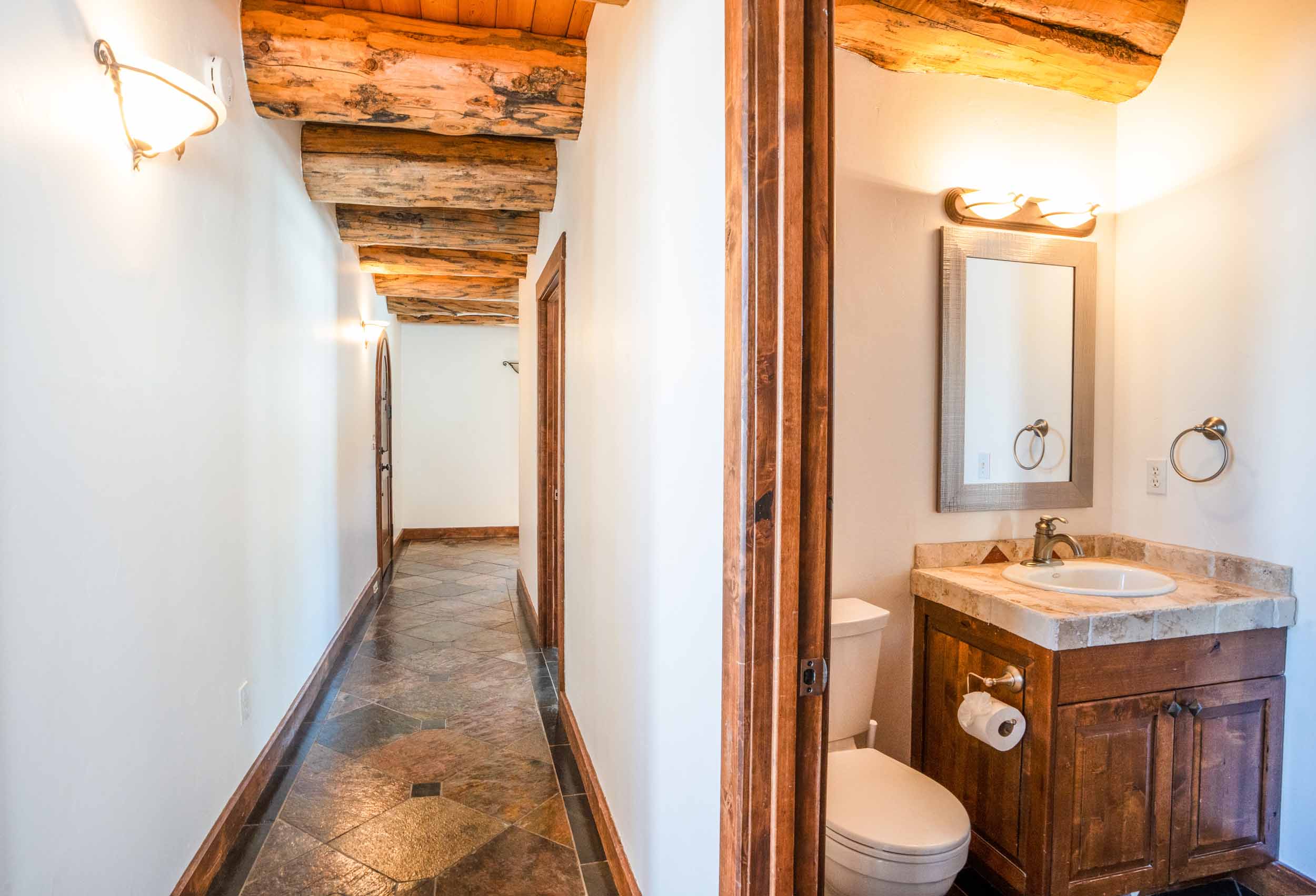 1010 Washington Gulch Road Crested Butte, CO - Hallway and Bathroom