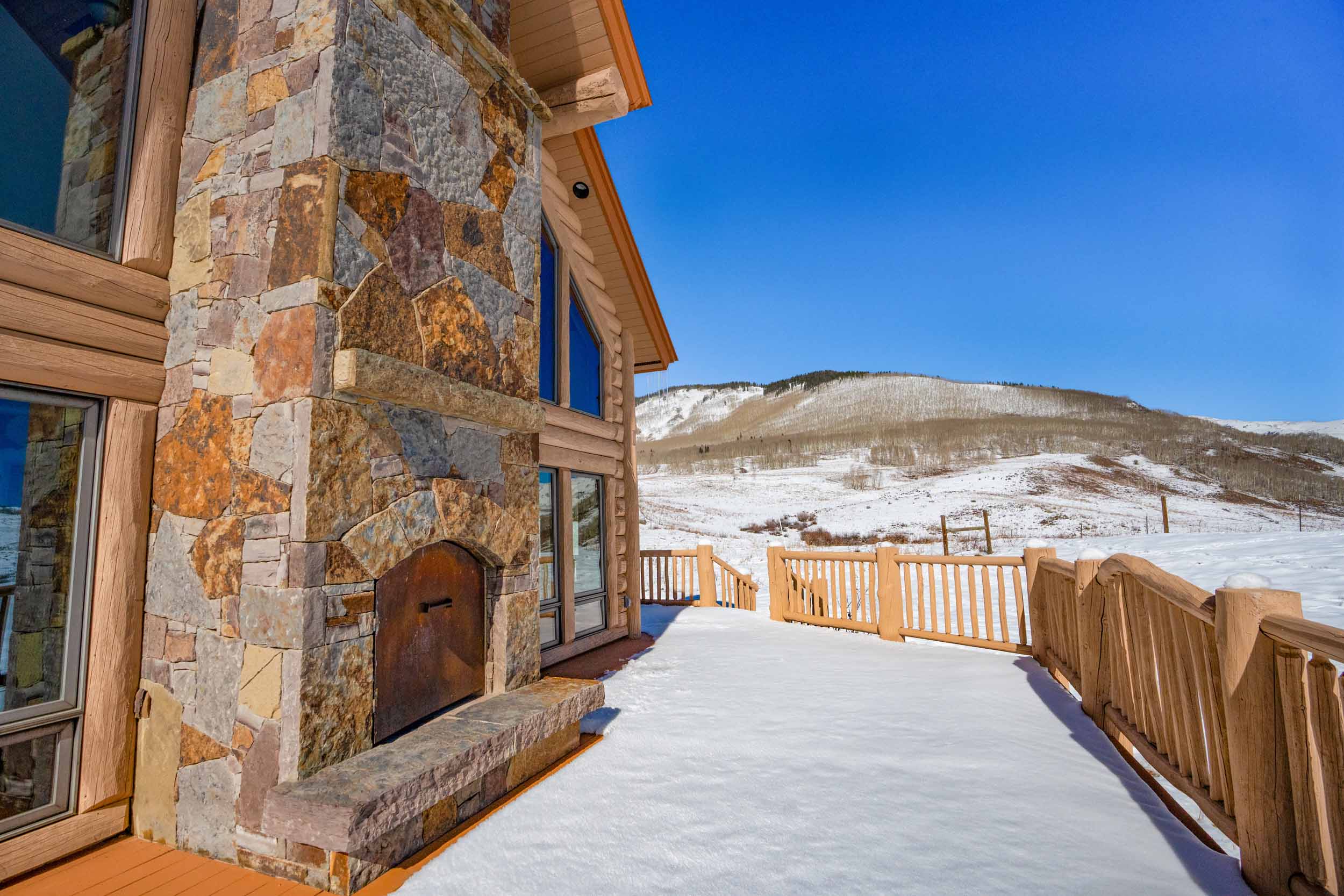 1010 Washington Gulch Road Crested Butte, CO - Fireplace, Deck